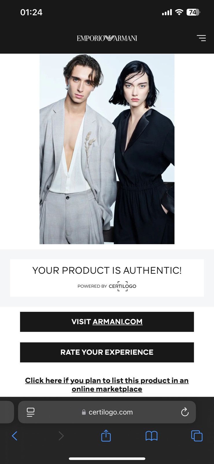 Emporio Armani Vintage Emporio Armani Linen Blazer Jacket — Made in Italy Size 46R - 25 Thumbnail