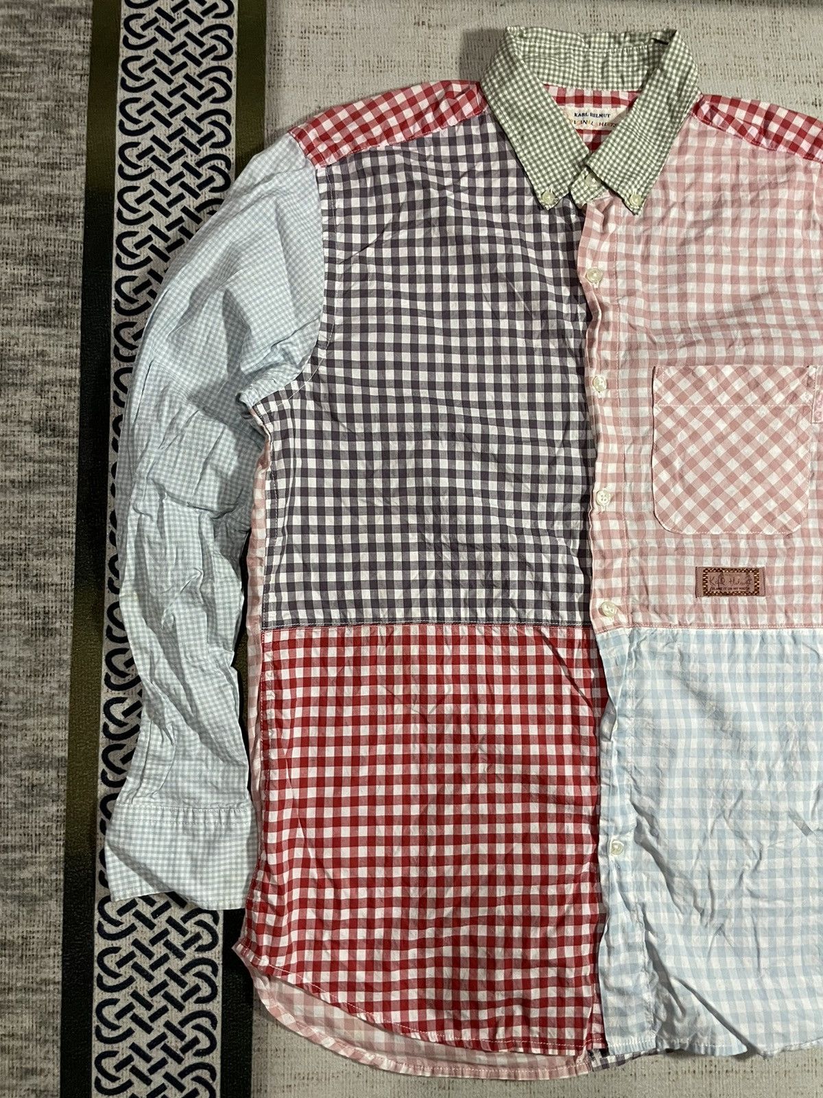 Japanese Brand × Karl Helmut KARL HELMUT COLORFUL LONG SLEEVE SHIRT Size US L / EU 52-54 / 3 - 2 Thumbnail