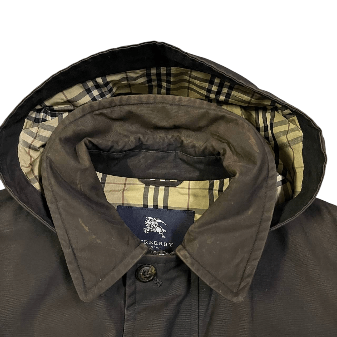 Burberry Vintage Burberry London Nova Check Duffle Coat Size US L / EU 52-54 / 3 - 6 Thumbnail