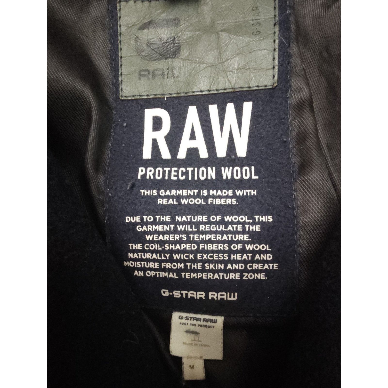 G-Star G Star Raw Men's Protection Wool Black Peacoat Jacket Size M Size US M / EU 48-50 / 2 - 11 Thumbnail