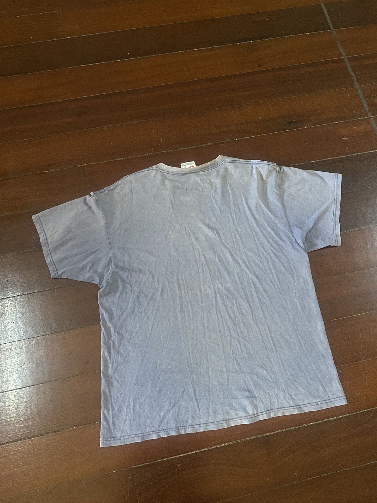 Nike Vintage Nike Big Logo box logo Oversized Tee Y2K USA faded Size US L / EU 52-54 / 3 - 9 Thumbnail