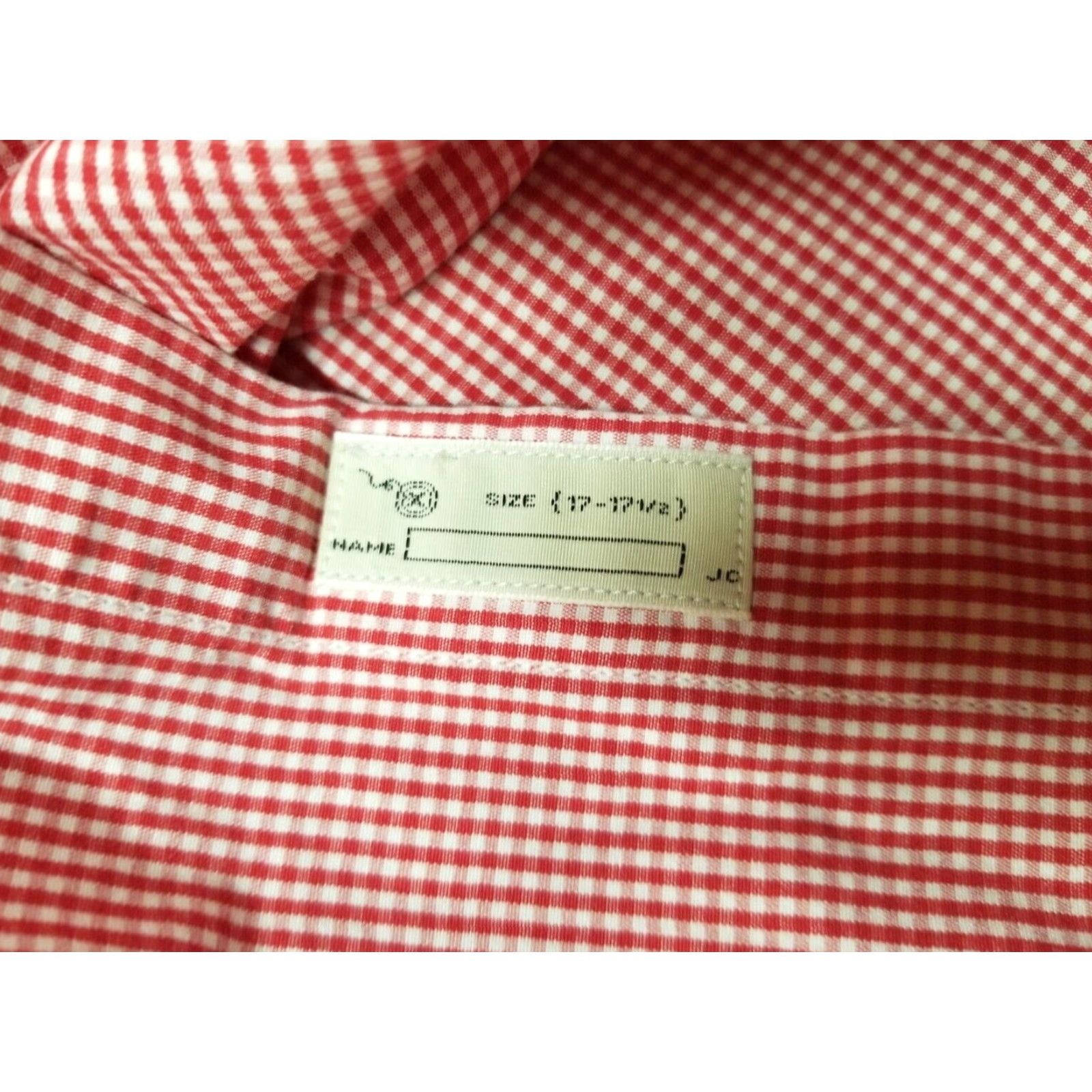 J.Crew J.CREW Shirt Mens XL Red Check 100% Cotton Button-Down Casual Long Sleeve N/A Size US XL / EU 56 / 4 - 7 Thumbnail