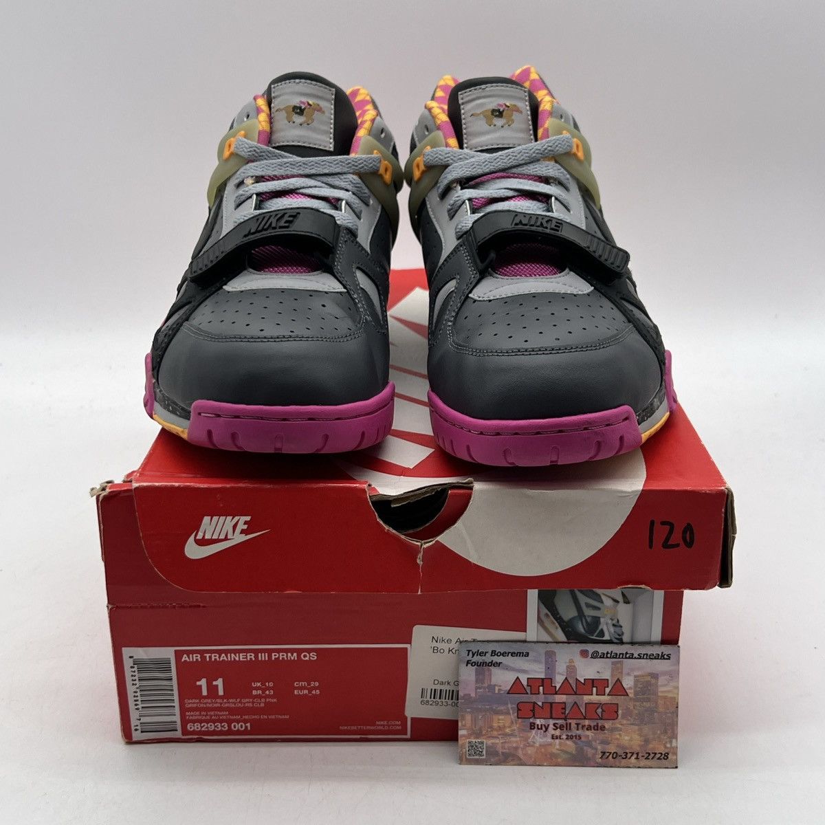 Nike Air trainer 3 Bo knows horse racing Size US 11 / EU 44 - 2 Thumbnail