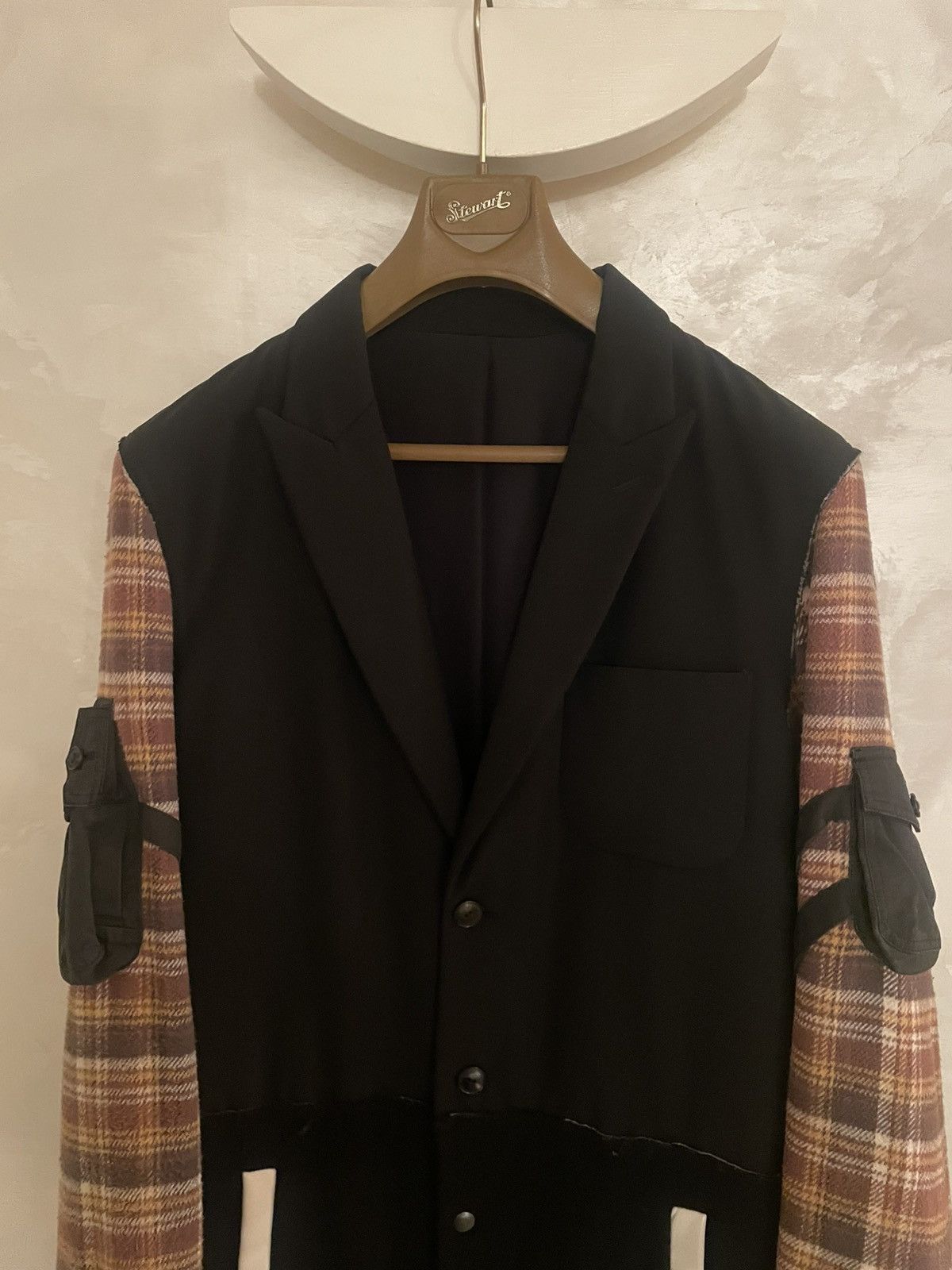 Number (N)ine Number (N)ine 'The High Streets' Hybrid Jacket Size US XL / EU 56 / 4 - 3 Thumbnail