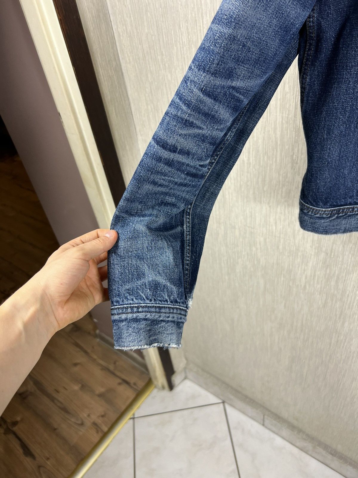 Ralph Lauren Vintage Polo Ralph Lauren thrashed distressed denim jacket Size US XXL / EU 58 / 5 - 7 Thumbnail