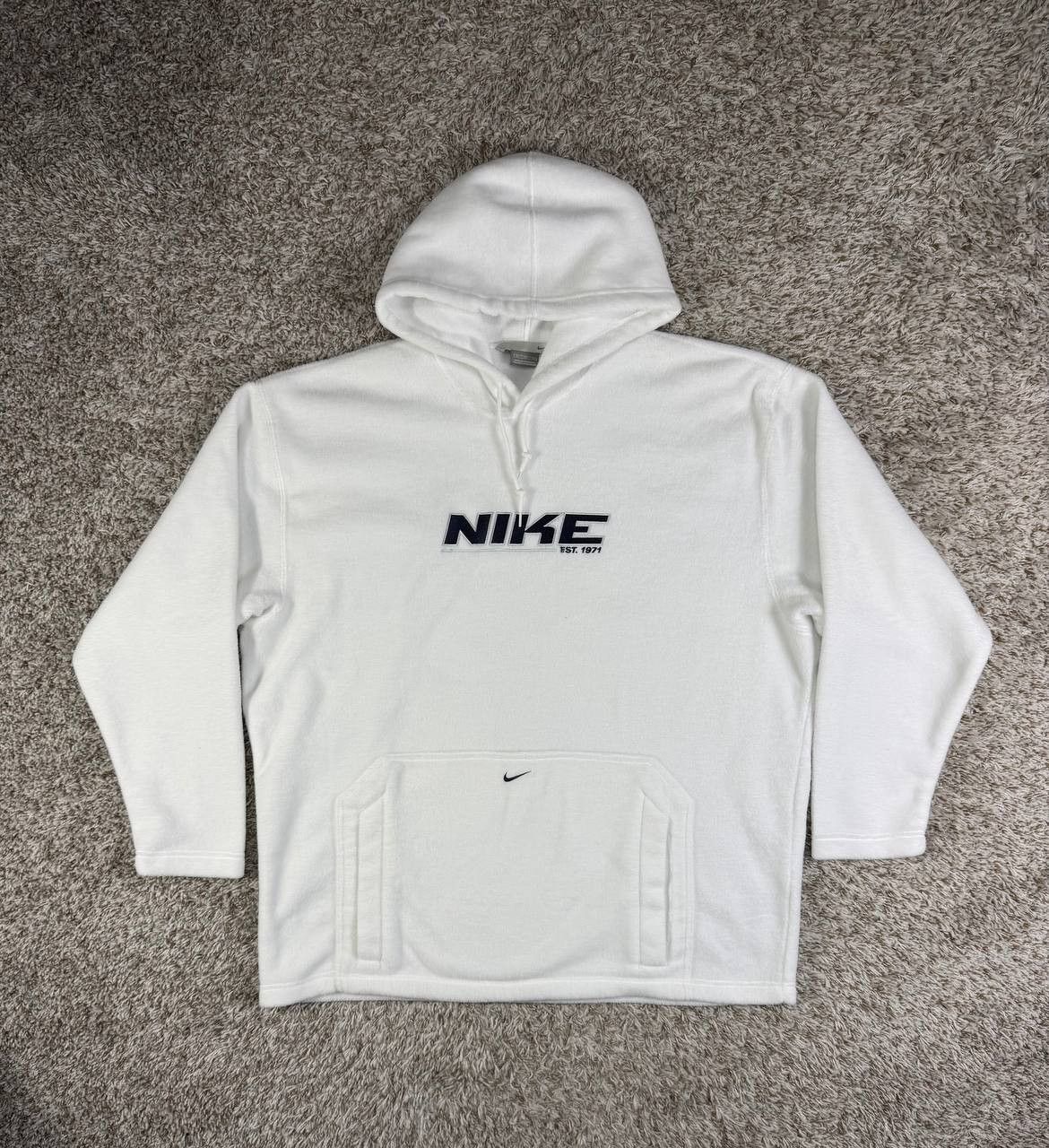 Nike Vintage Nike Fleece Lined Pullover Gray Label Y2K 2000s Size US XL / EU 56 / 4 - 1 Thumbnail