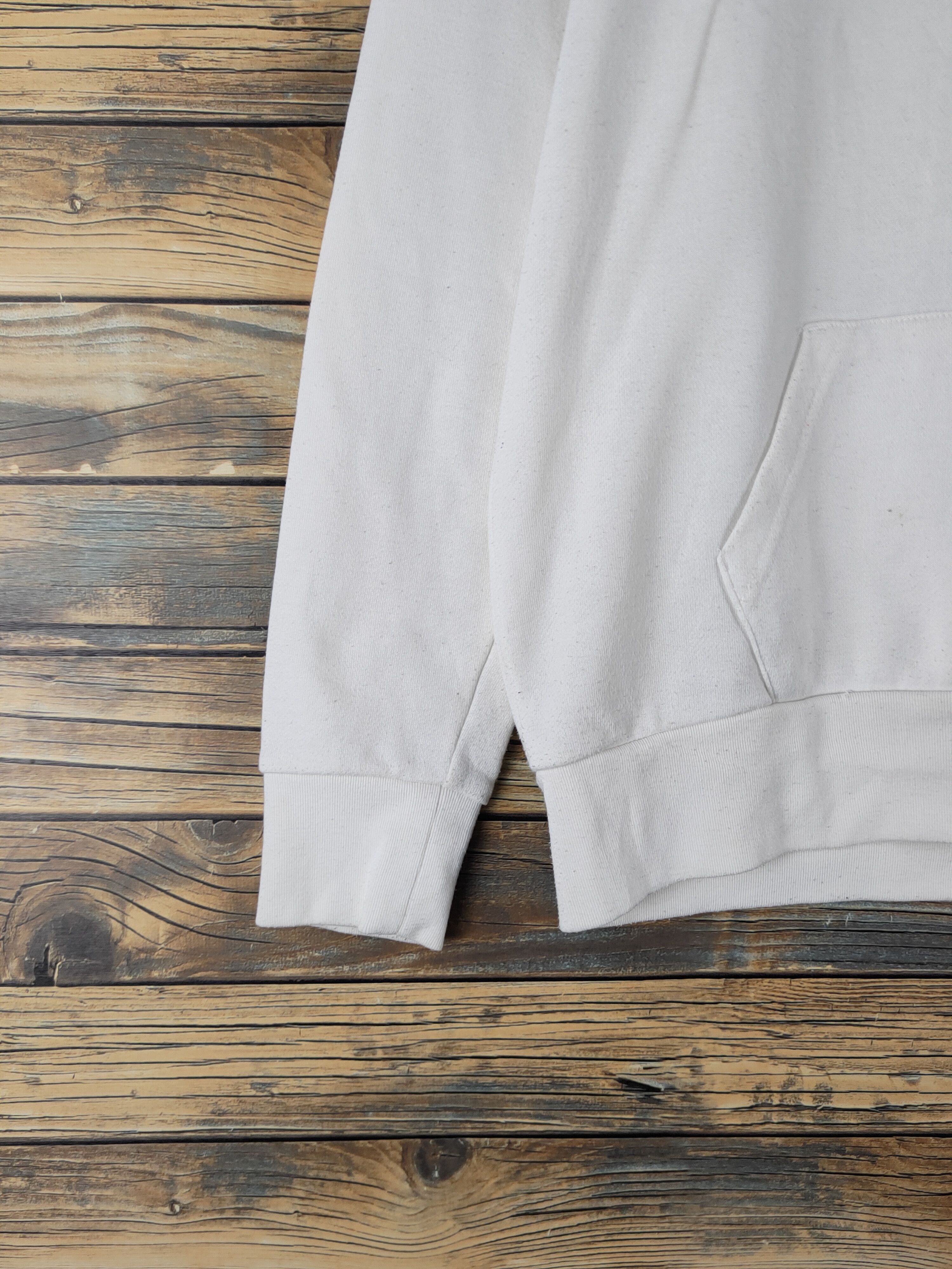 Japanese Brand DL Browny White Hoodie Sweatshirts #2458 Size US M / EU 48-50 / 2 - 4 Thumbnail