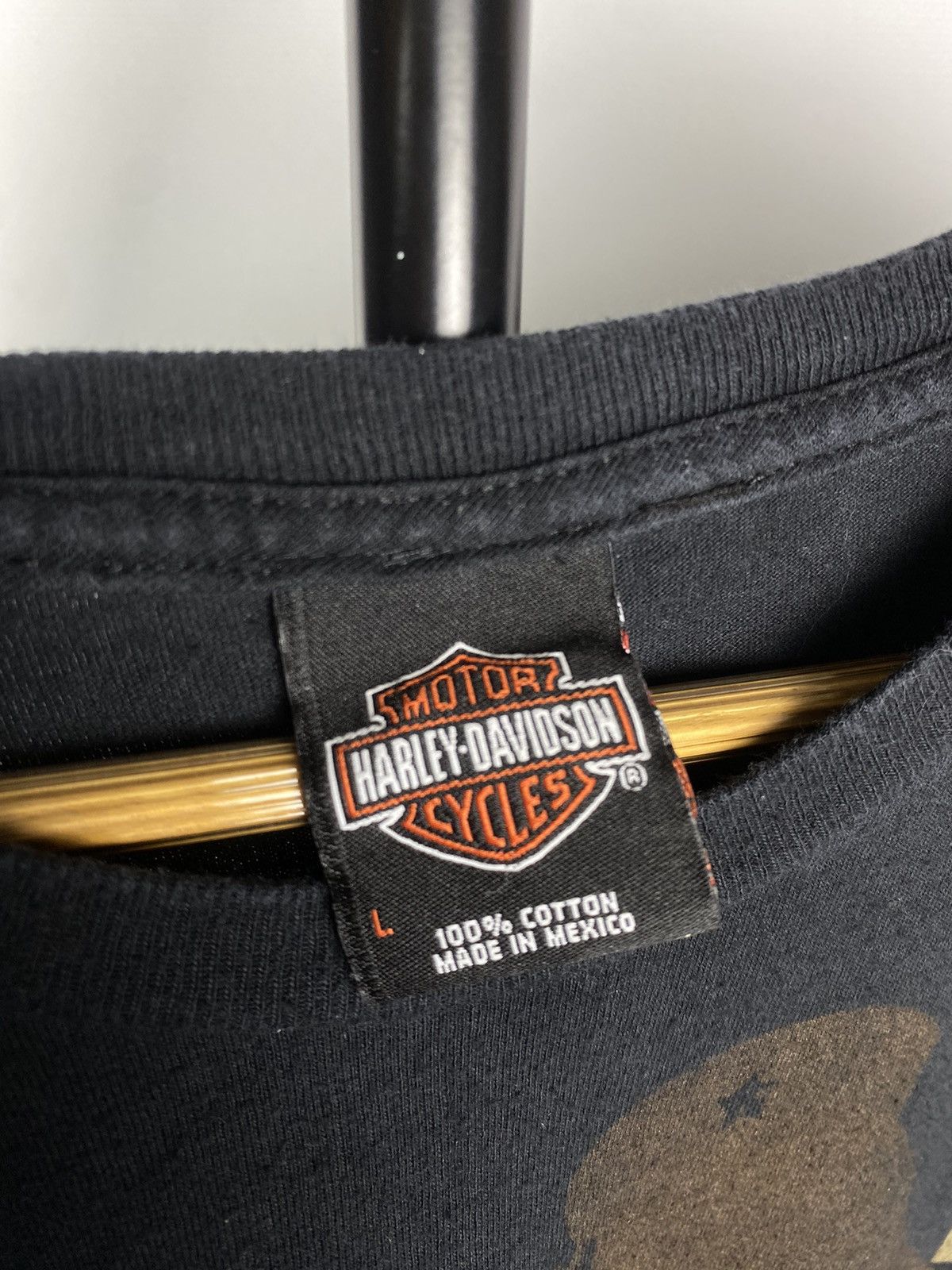 Harley Davidson × Vintage Vintage 90s Harley Davidson SEXY big print y2k T shirt Size US L / EU 52-54 / 3 - 7 Thumbnail