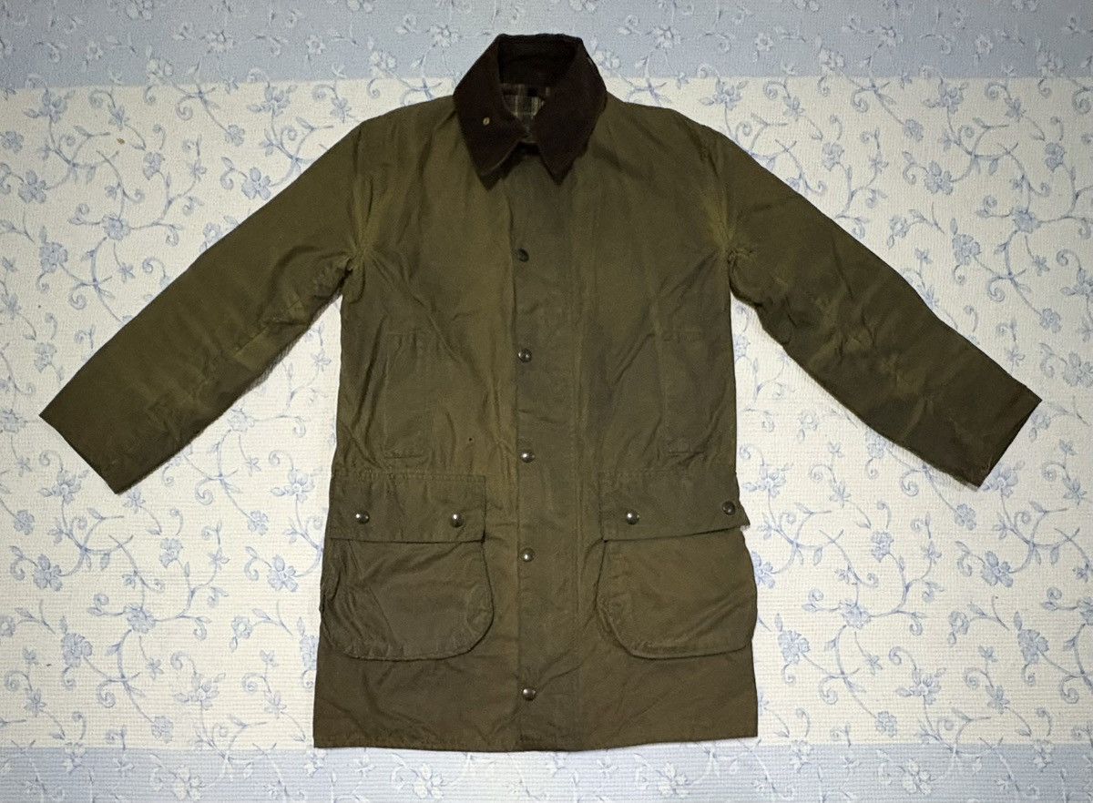 Barbour Barbour Border Cotton Waxed Jacket Hunting Jacket Size US L / EU 52-54 / 3 - 1 Thumbnail