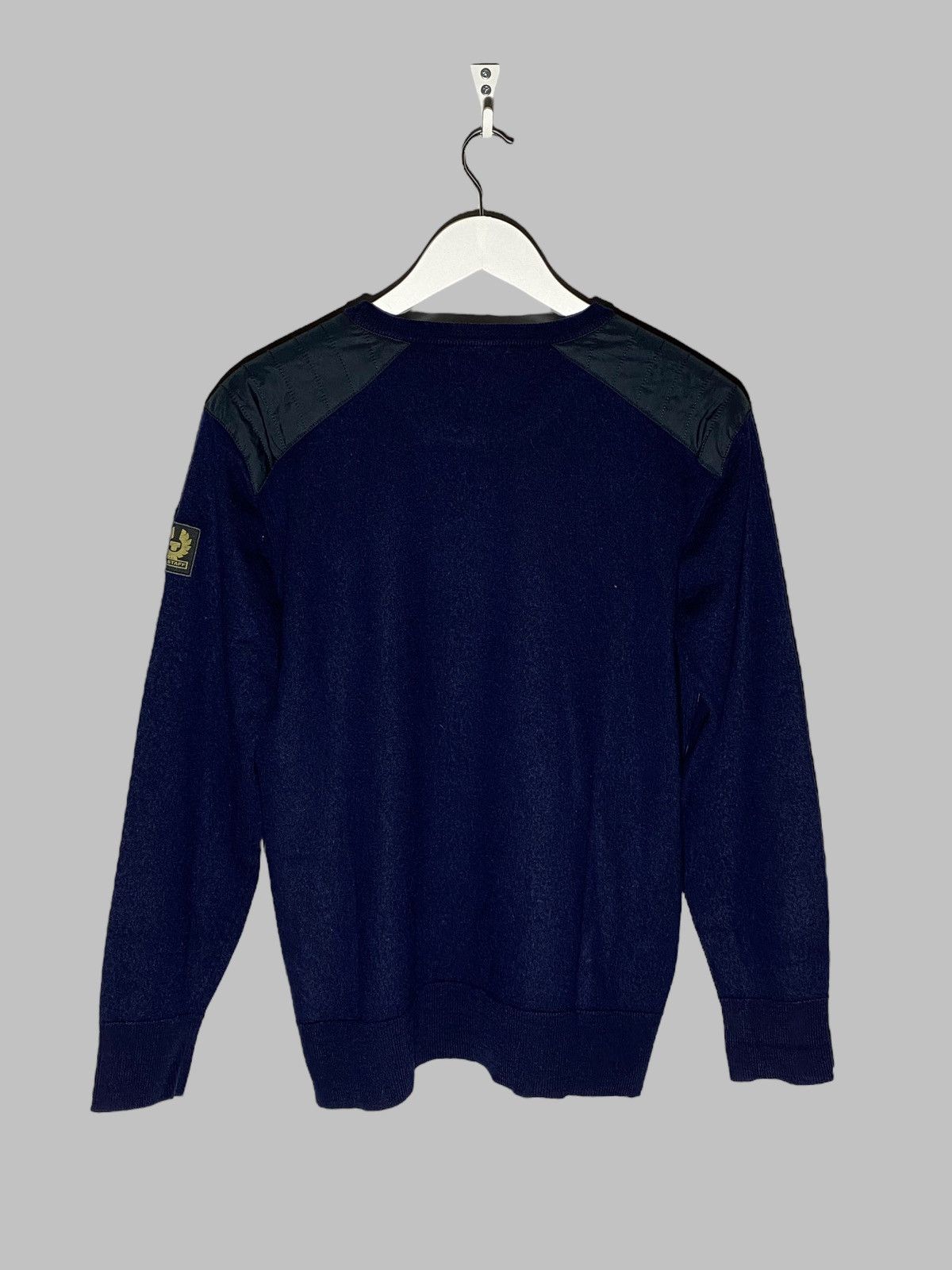 Belstaff Belstaff Wool Sweater Navy Blue Men’s Size US S / EU 44-46 / 1 - 2 Thumbnail
