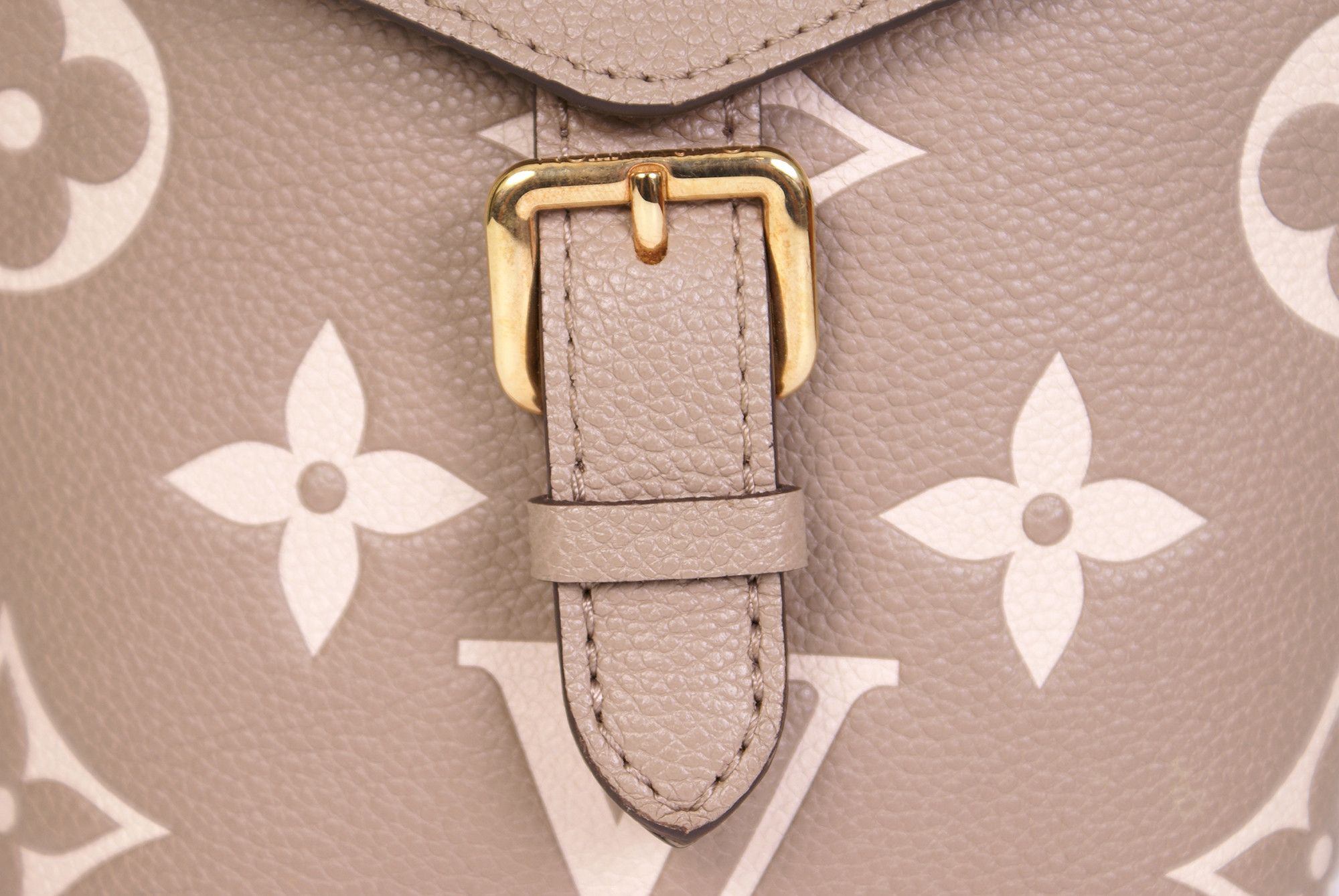 Louis Vuitton Louis Vuitton Tiny Backpack Monogram Empreinte Beige Cream Size ONE SIZE - 4 Thumbnail