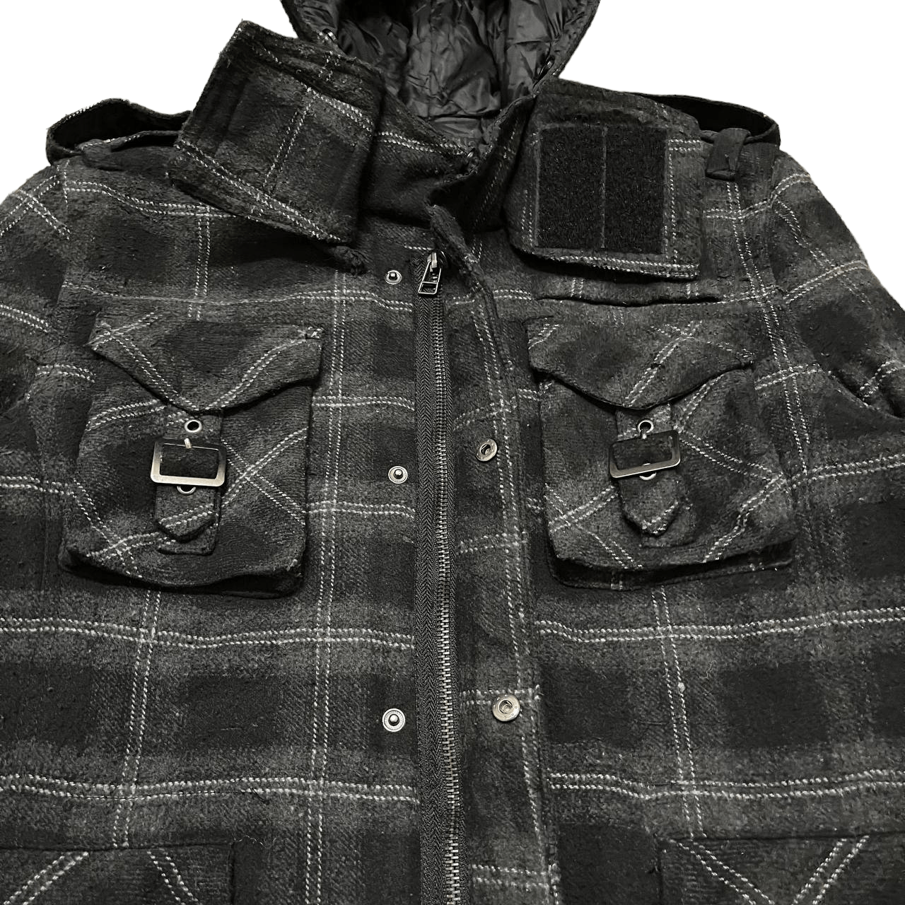 In The Attic Vintage In The Attic Multi Pokcet Hooded Jacket with no Fur Size US L / EU 52-54 / 3 - 8 Thumbnail
