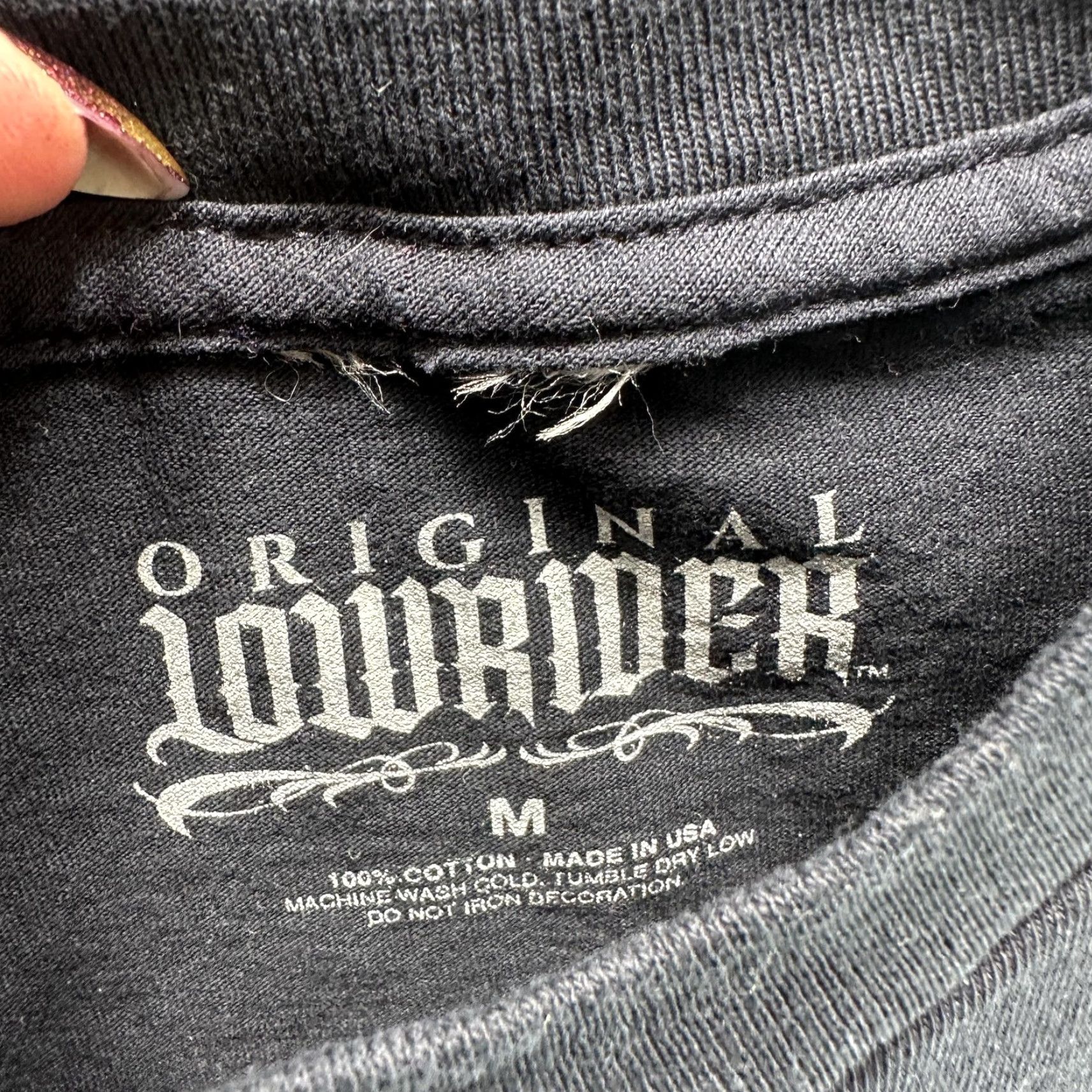 Vintage Original Lowrider Shirt Made USA Black Medium Graphic Car Streetwear Tee Mens Size US M / EU 48-50 / 2 - 6 Thumbnail