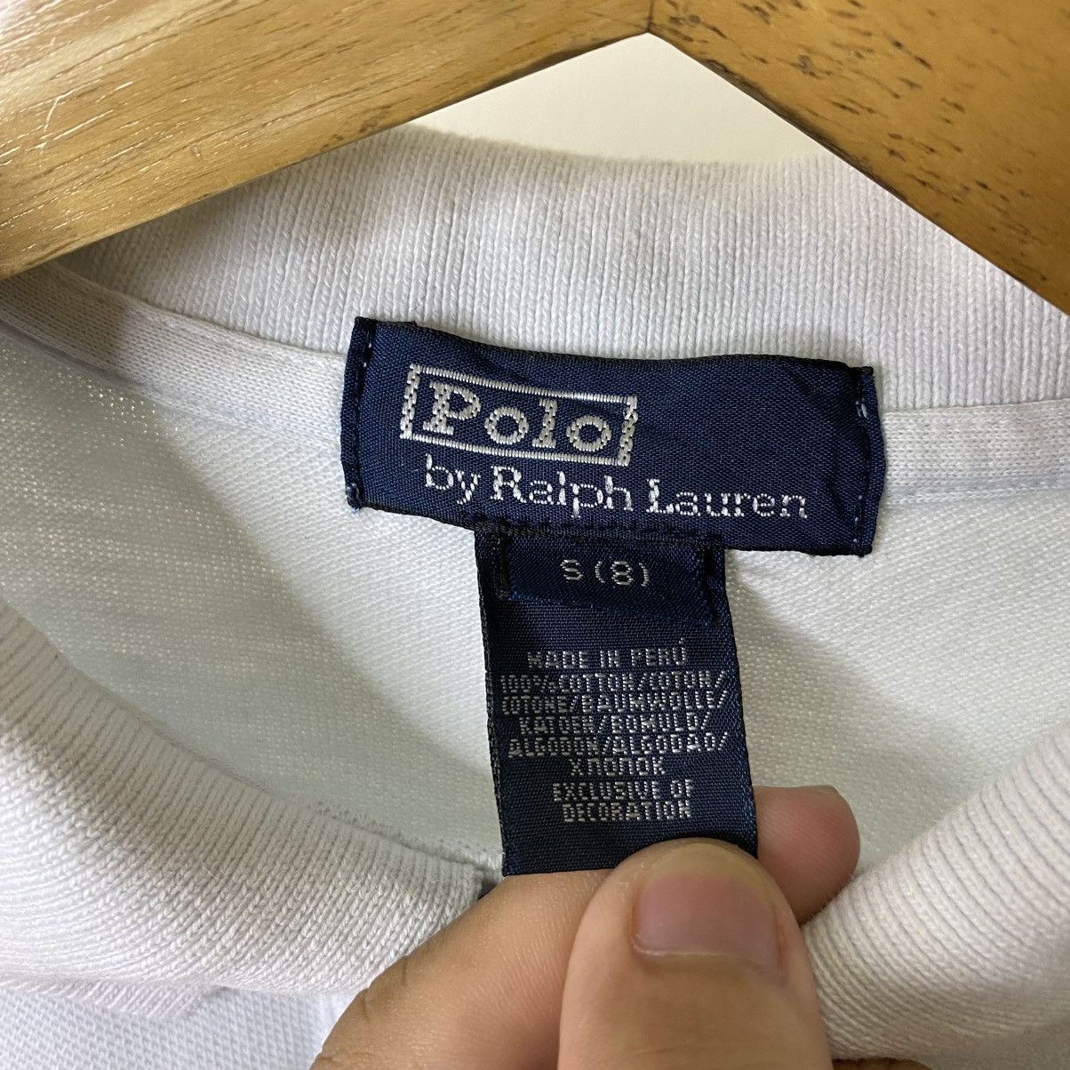 Polo Ralph Lauren Vintage Polo RL Big Pony 3 Tone Polo T Shirt Chief Keef Size XXS / US 00 / IT 34 - 3 Thumbnail