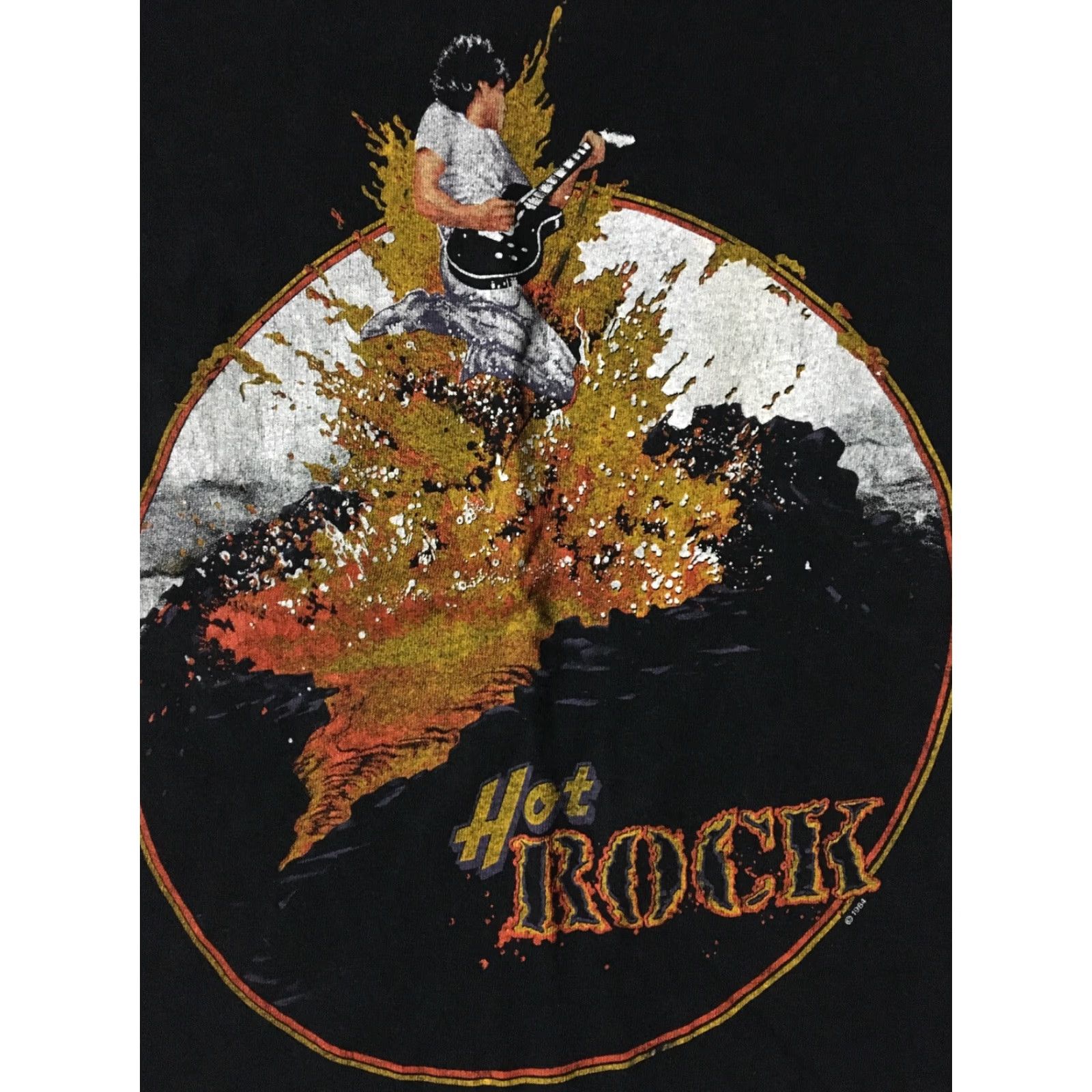 Vintage Vtg 80s Hot Lixx Rock Guitar Shirt XS Single Stitch Music Grunge Biker USA 70s Size US XS / EU 42 / 0 - 3 Thumbnail