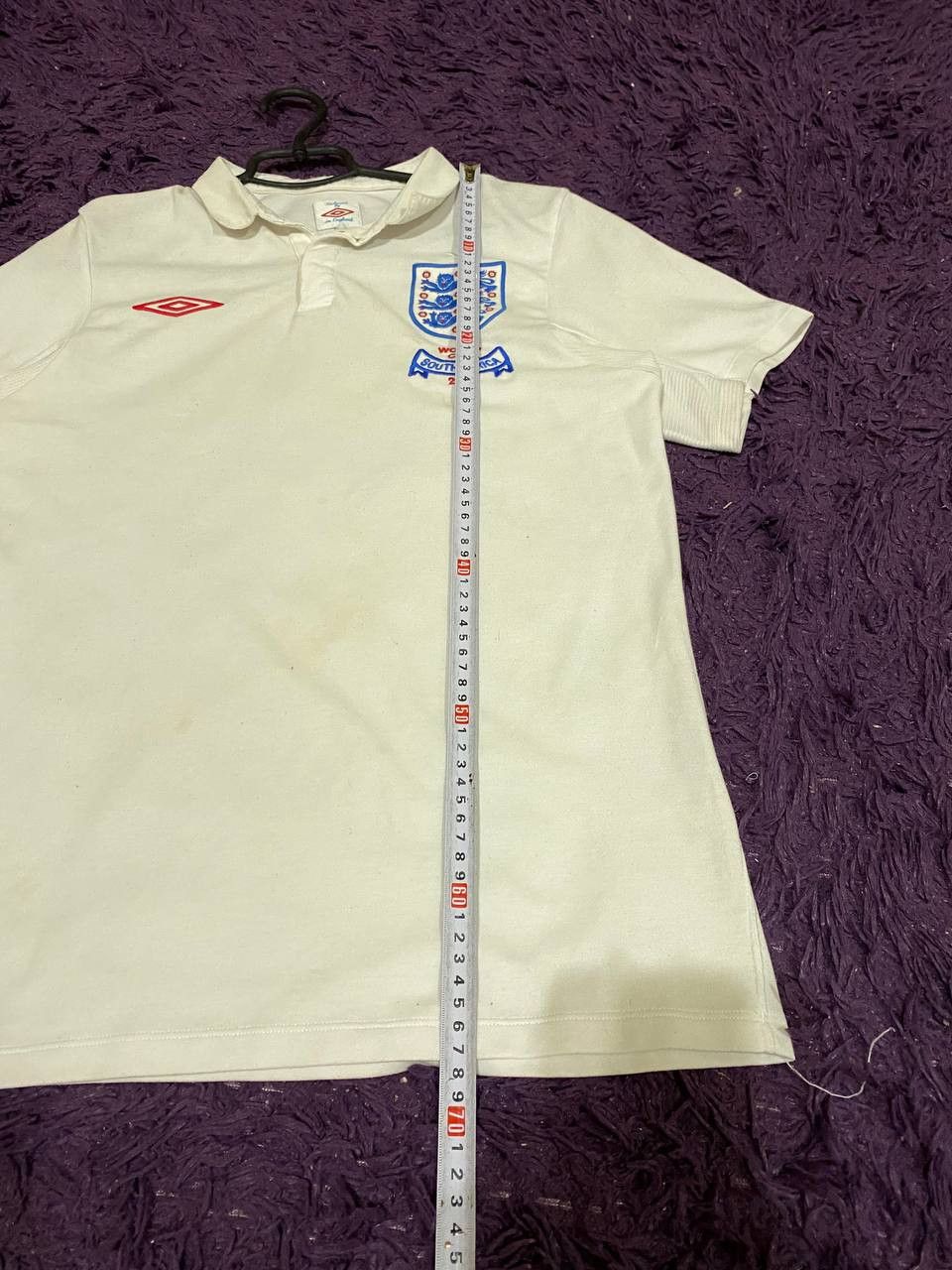 Umbro × Vintage Vintage Umbro England Soccer Jersey Polo T Shirt Size US S / EU 44-46 / 1 - 10 Thumbnail