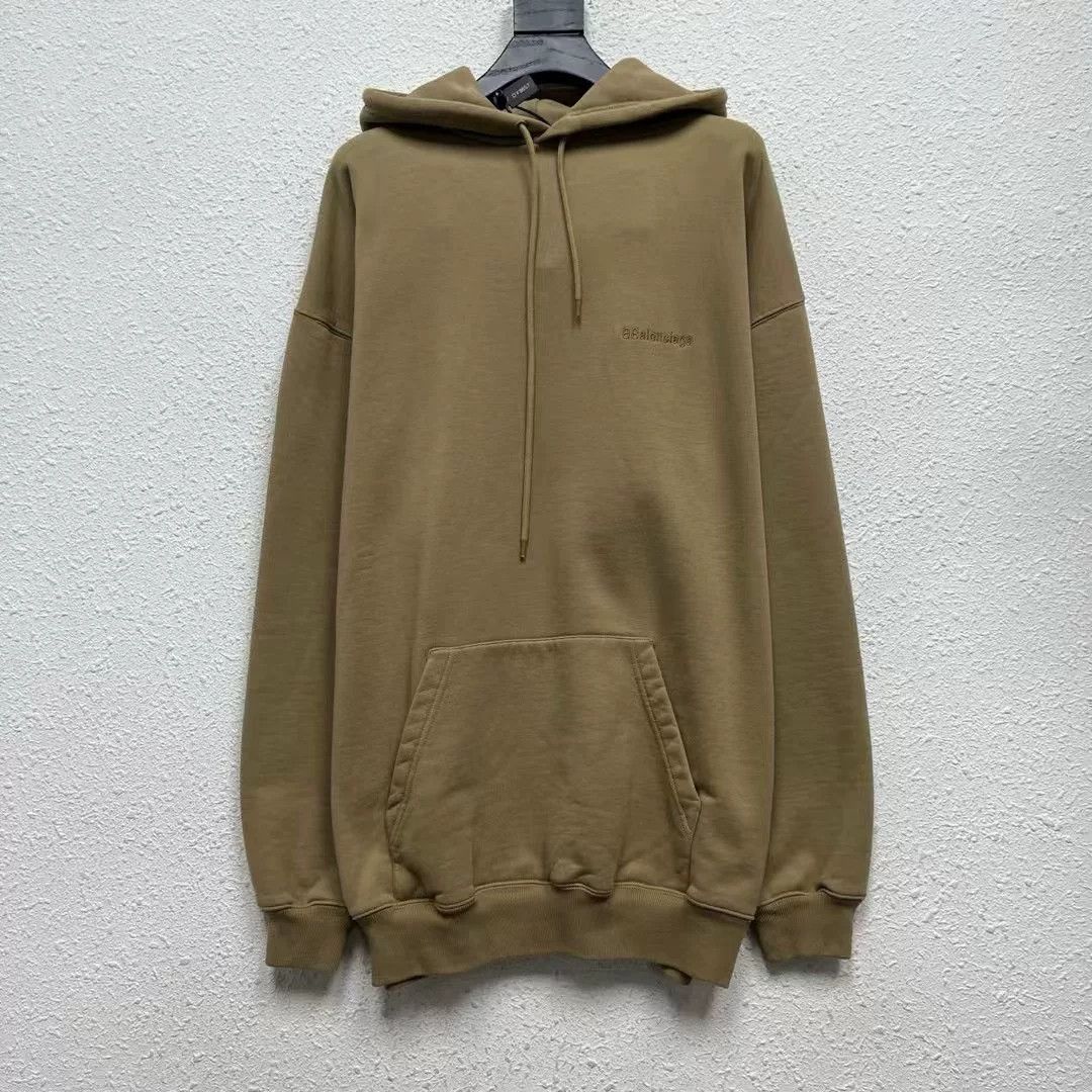 Balenciaga balenciaga double b logo embroidered hoodie Size US S / EU 44-46 / 1 - 1 Thumbnail