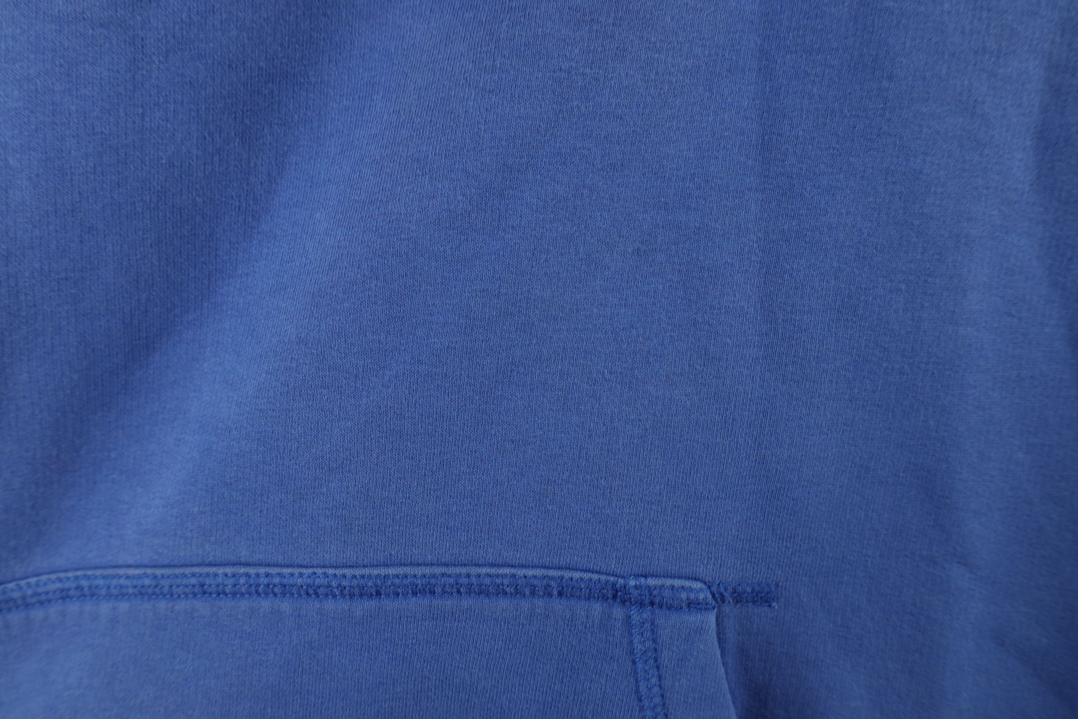 Nike × Vintage Vintage Nike Scott Center Swoosh Felt Patch Hoodie Blue Size US XL / EU 56 / 4 - 5 Thumbnail