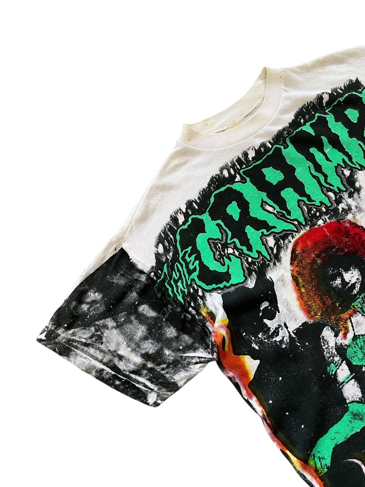 Band Tees Vintage 1980s Bootleg The Cramps Overprint Mosquitohead Size US M / EU 48-50 / 2 - 3 Thumbnail