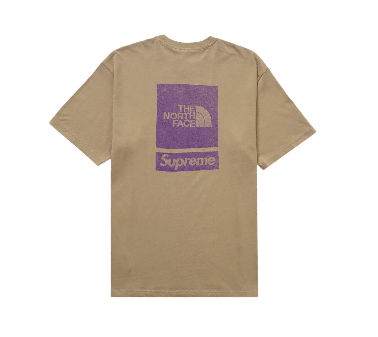 Image of Supreme North Face S/s Top in Khaki, Men's (Size XL)