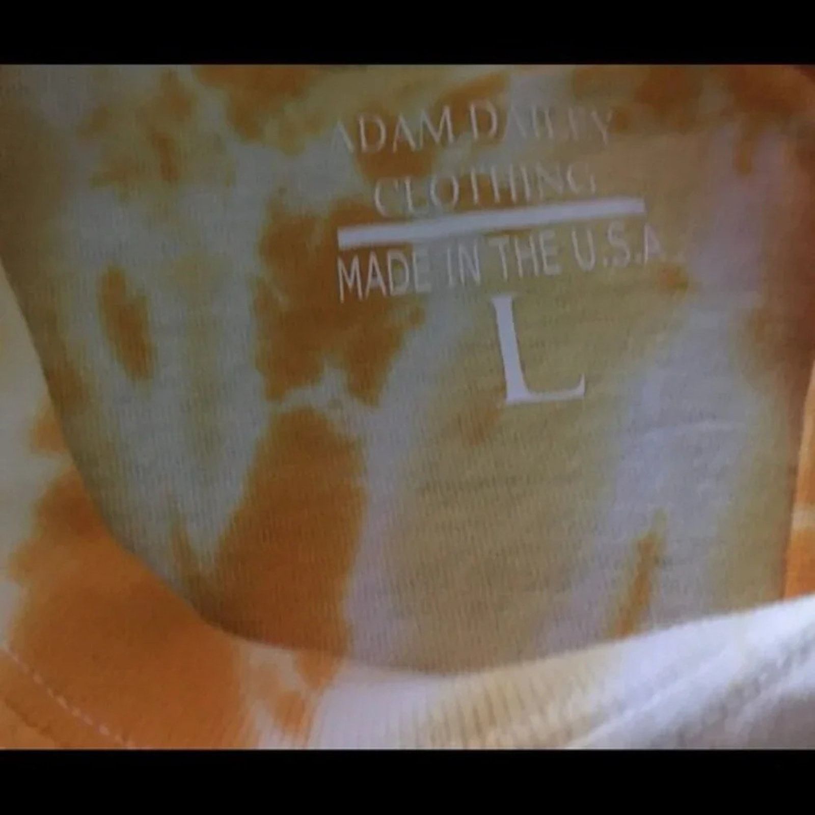 The Unbranded Brand Adam Dailey graphic tie dyed t-shirt, size Large Size L / US 10 / IT 46 - 2 Thumbnail