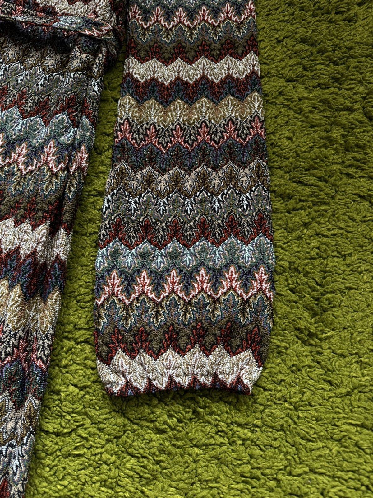 Missoni Missoni 1990s vintage coloured belted knit maxi dress Size M / US 6-8 / IT 42-44 - 3 Thumbnail