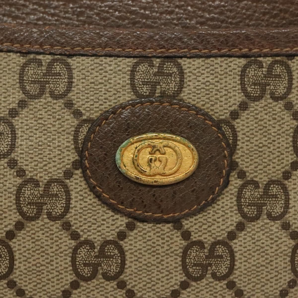 Gucci GUCCI GG Supreme Shoulder Bag Pvc Beige Gold 904 02 020 Size ONE SIZE - 14 Thumbnail