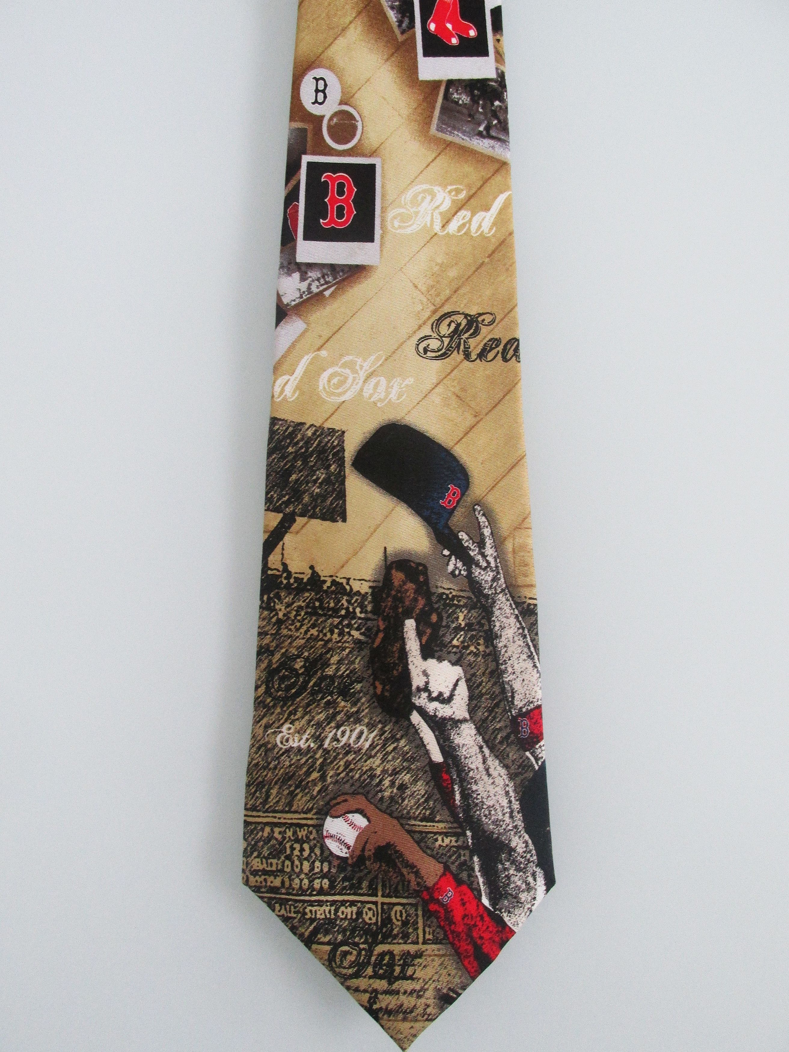 MLB Boston Red Sox MLB (NWOT) Men's Silk Tie Size ONE SIZE - 2 Thumbnail