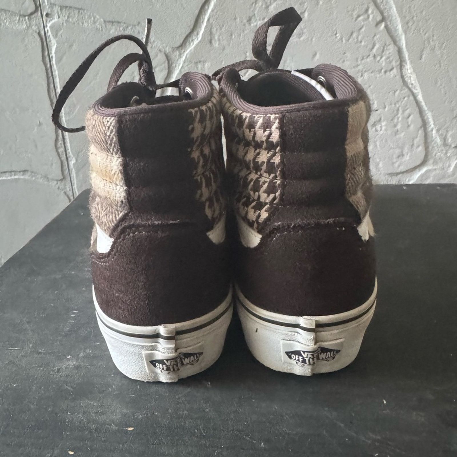 Vans Vans Filmore High Top Sneaker Wm Size 7 Brown Plaid Platform Size US 7 / IT 37 - 3 Thumbnail