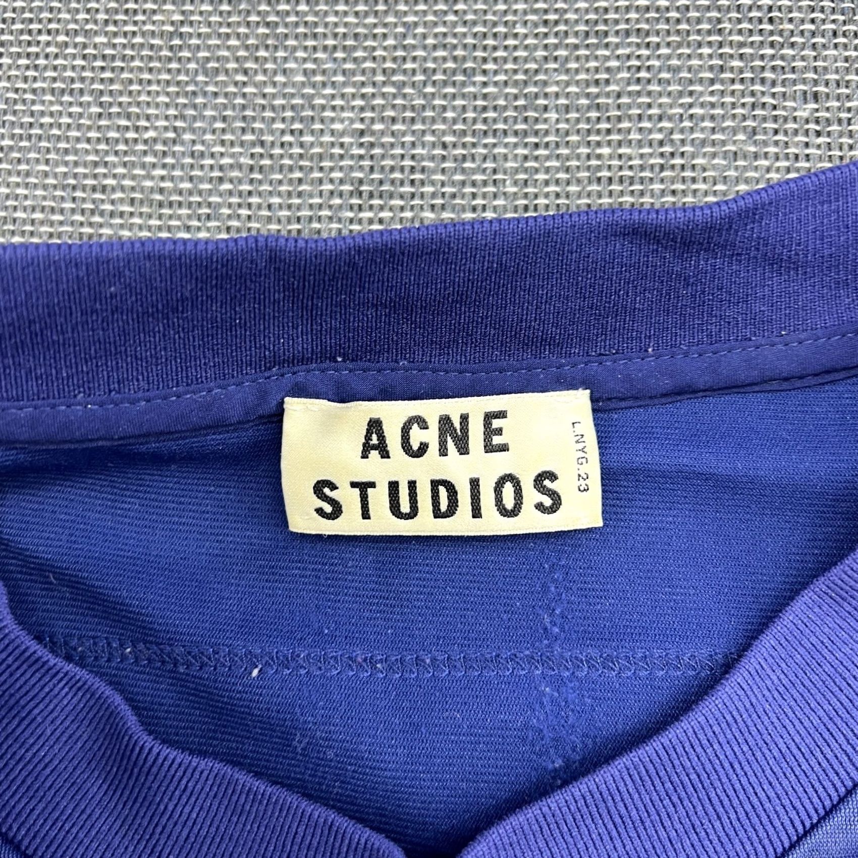 Acne Studios Acne Studios Joshi Collage T-Shirt Mens Medium Blue Tee Music New Shirt M Blue Mens Sports Moisture Wicking Quick Dry Size US M / EU 48-50 / 2 - 6 Thumbnail