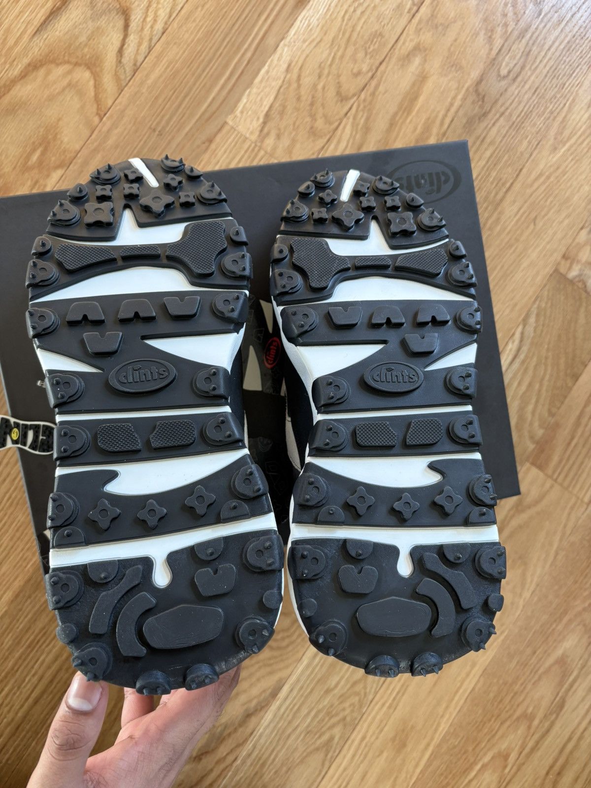 Clints Clints Co TRL Footprint 2.0 Beige Black Low Sneakers Sz 10 Size US 10 / EU 43 - 5 Thumbnail