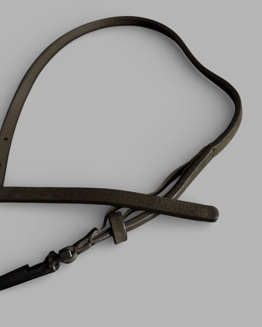 Haider Ackermann Haider Ackermann Double Wrap Thin Designer Leather Belt Size ONE SIZE - 19 Thumbnail