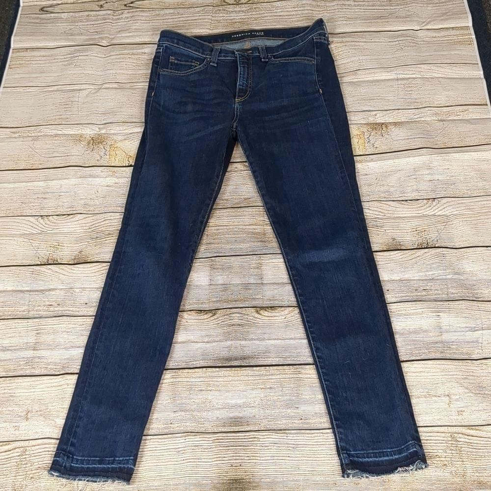 Veronica Beard Veronica beard Kate 10" skinny vintage w/ fray jeans size 27 Size 27" / US 4 / IT 40 - 2 Thumbnail