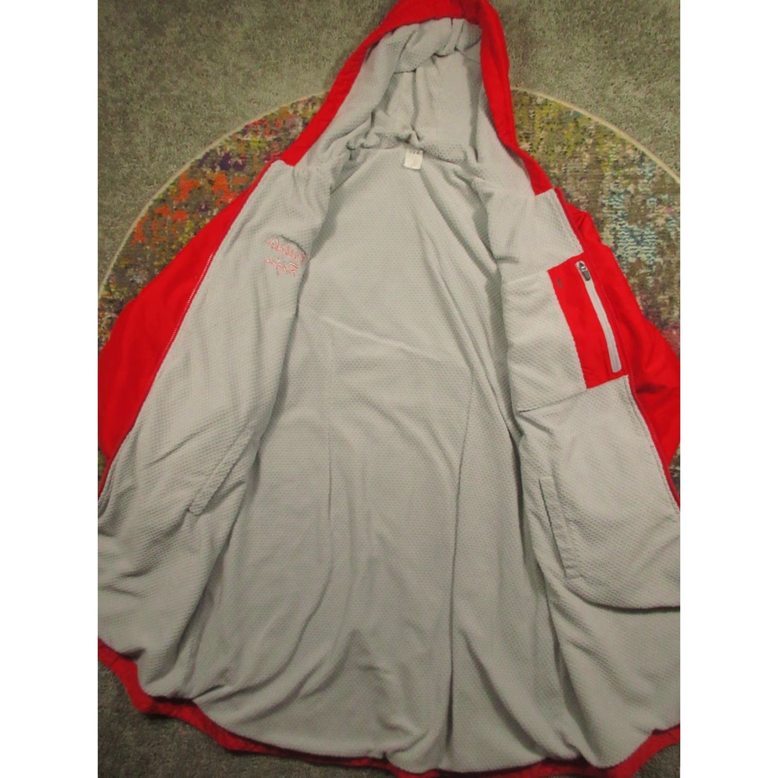 Vintage TYR Top Jacket Parka Hoodie Adult Small Red Fleece Lined Hooded Oversized Royal Sports Mens Size US S / EU 44-46 / 1 - 5 Thumbnail