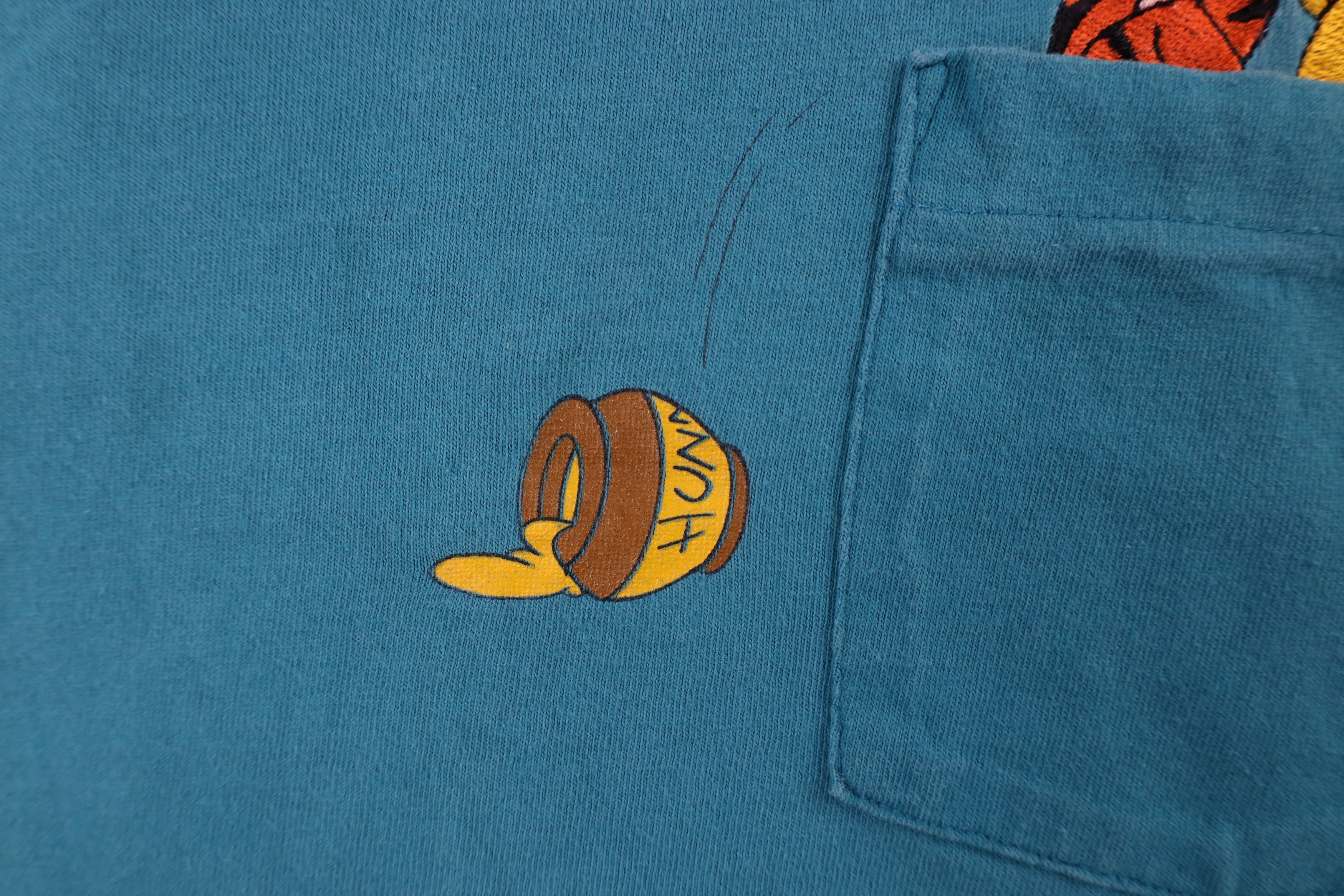 Disney × Vintage Vintage 90s Disney Winnie the Pooh Tigger Pocket T-Shirt Size US XL / EU 56 / 4 - 6 Thumbnail