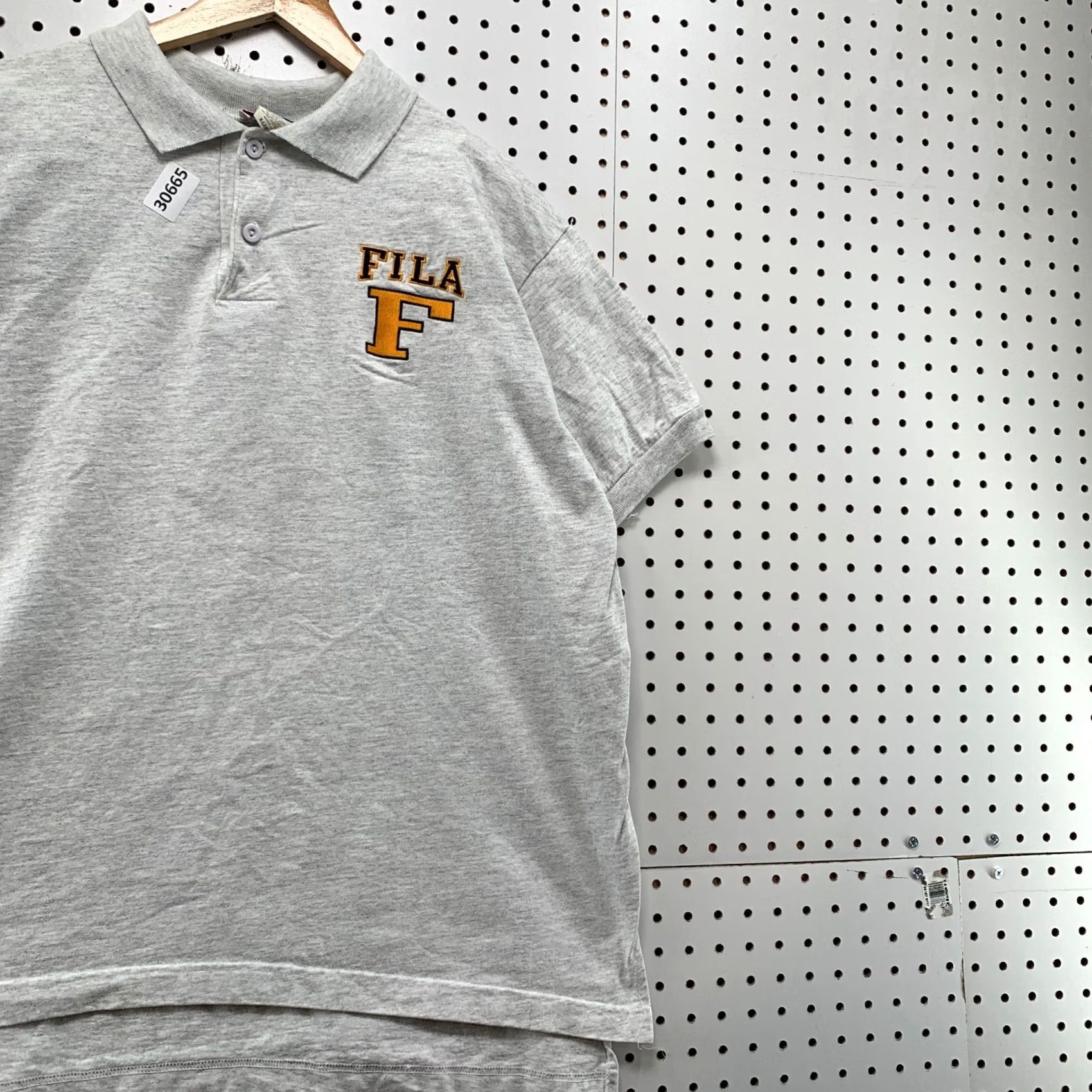 Fila Vintage FILA Polo Shirt Mens XL Gray Yellow Embroidered Logo Made In USA Size US XL / EU 56 / 4 - 4 Thumbnail