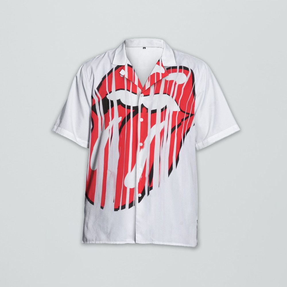 Designer The Rolling Stones Graphic Print Shirt – Iconic Rock Revival Size US S / EU 44-46 / 1 - 1 Thumbnail