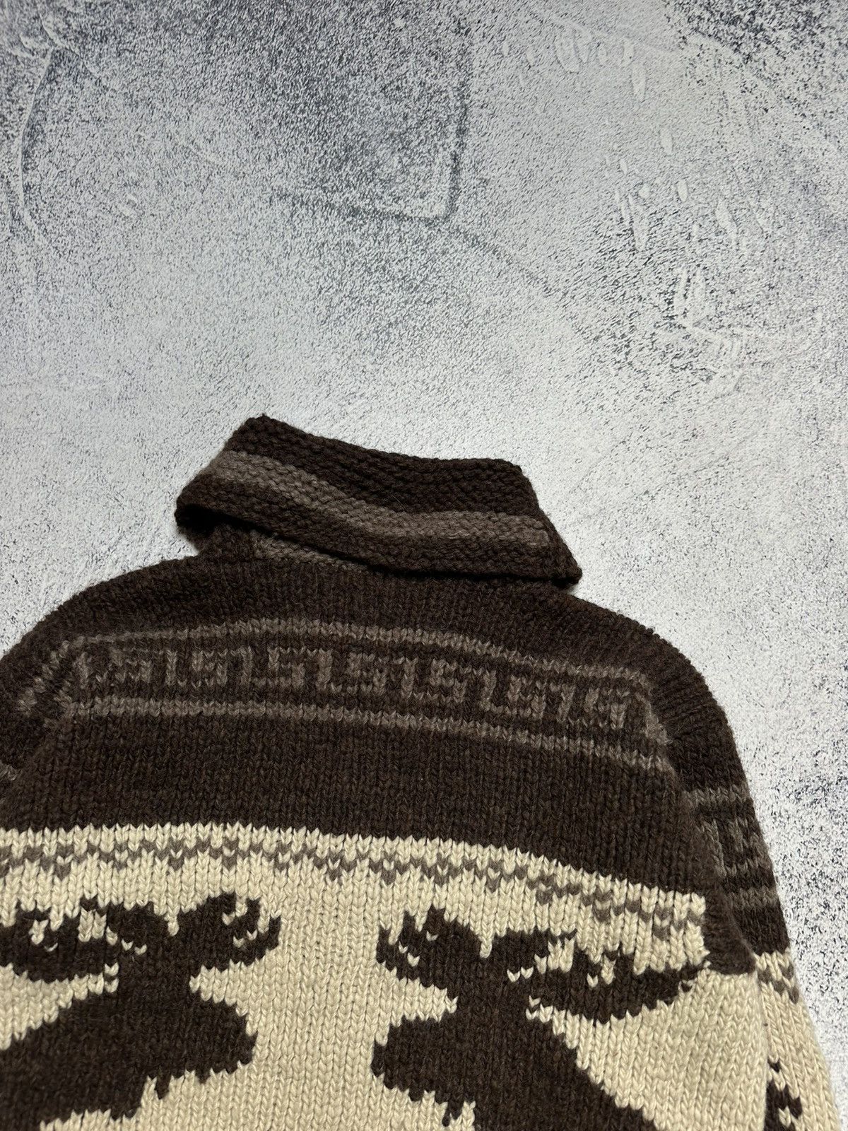 Polo Ralph Lauren Very Rare RRL Polo Ralph Lauren Hand Knit Covichan Sweater Size US M / EU 48-50 / 2 - 18 Thumbnail