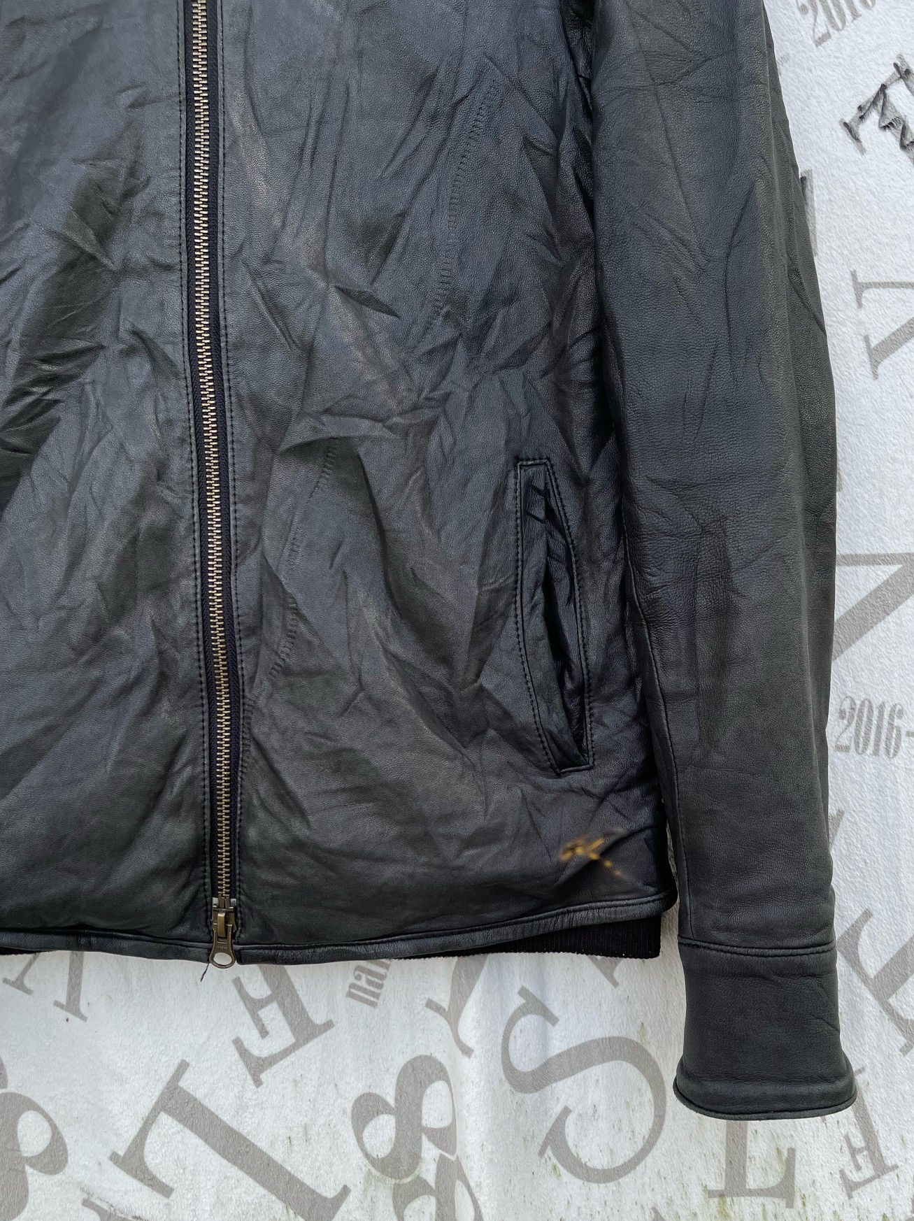 14th Addiction 🔥Vintage Luva Tram Sheep Leather Bikers Jacket Size US XS / EU 42 / 0 - 10 Thumbnail