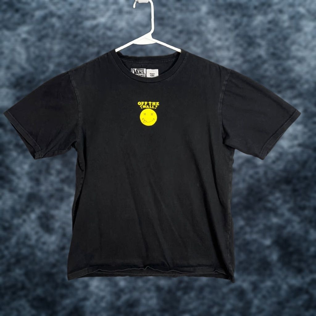 Vans Vans Off The Wall Art By Myeong Ju Collection T-Shirt Large Black Mens Shirt Regular Cotton Logo Short Sleeve Crew Neck Vintage: No Size US L / EU 52-54 / 3 - 1 Thumbnail
