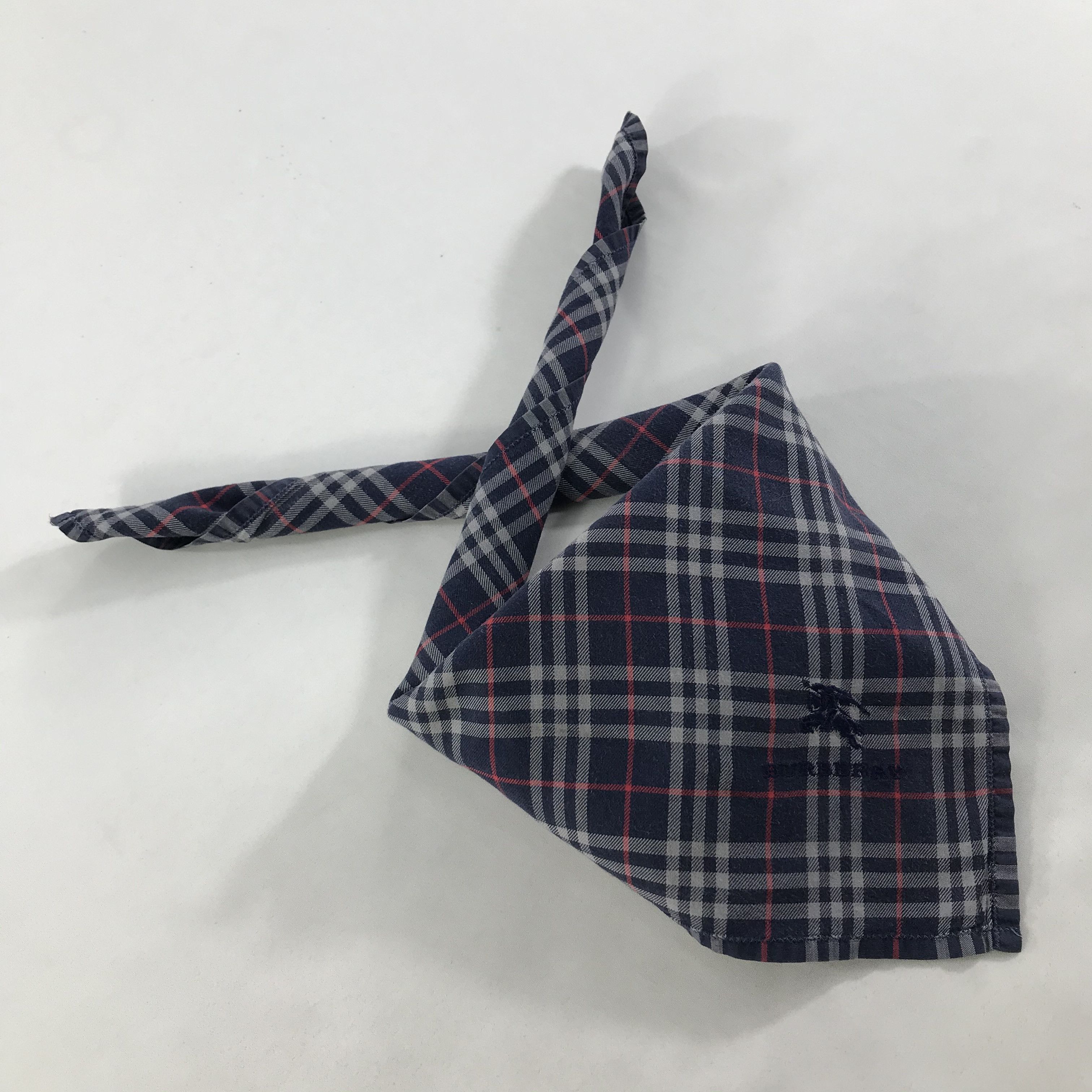 Burberry × Vintage Burberry Bandana / Handkerchief / Neckerchief - S1696 Size ONE SIZE - 4 Thumbnail