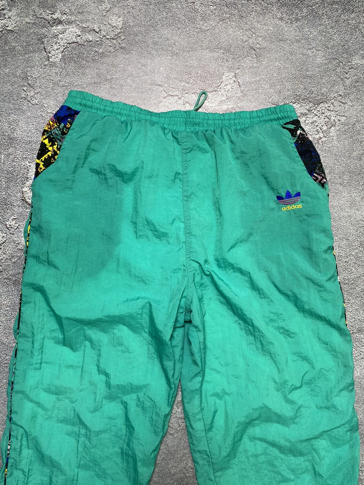 Adidas × Vintage Adidas pants vintage 90s nylon Size US 32 / EU 48 - 2 Thumbnail