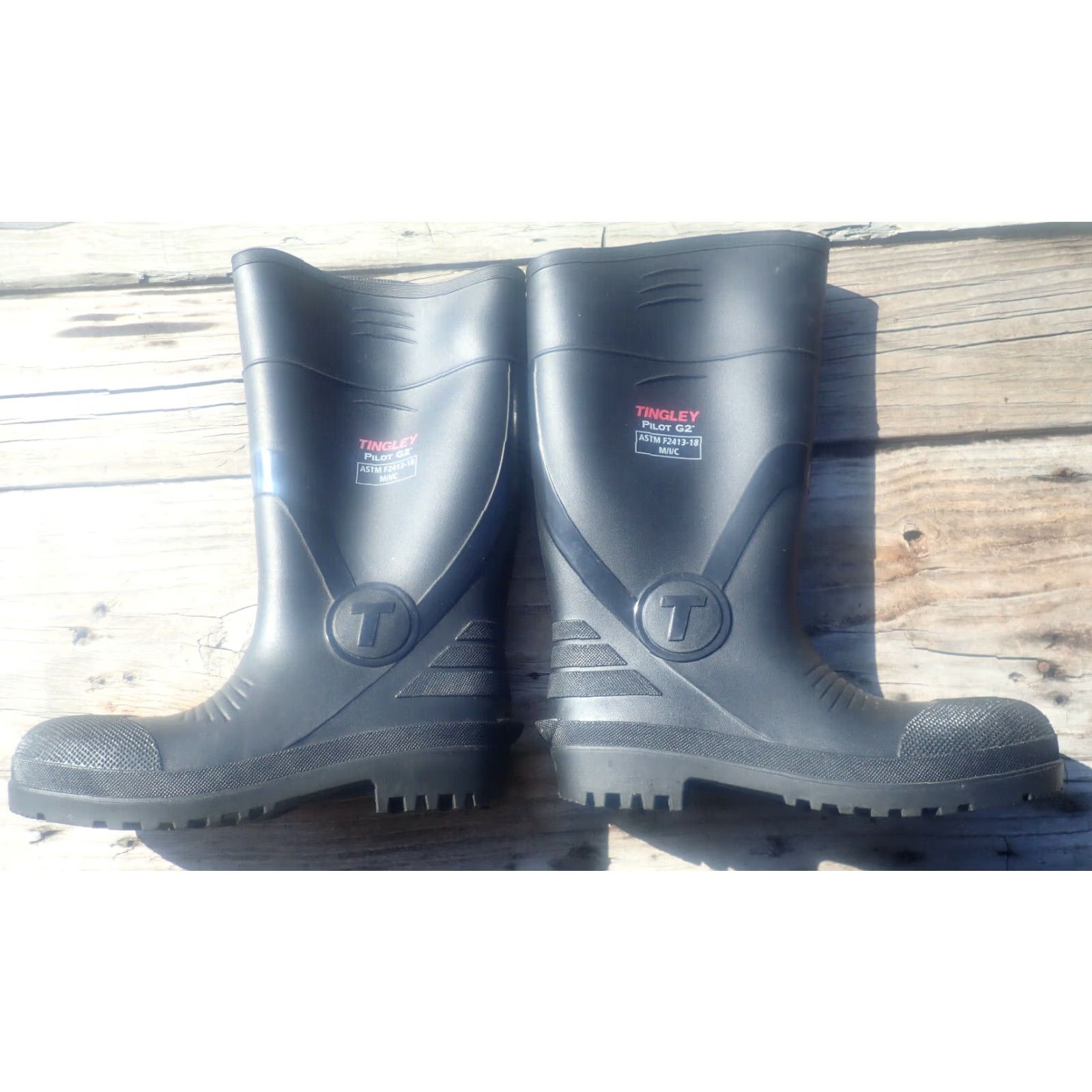 Vintage VINTAGE Servus Steel Toe Rain Boots Men Size 7 Black Waterproof Rubber Safety Footwear Size US 7 / EU 40 - 7 Thumbnail