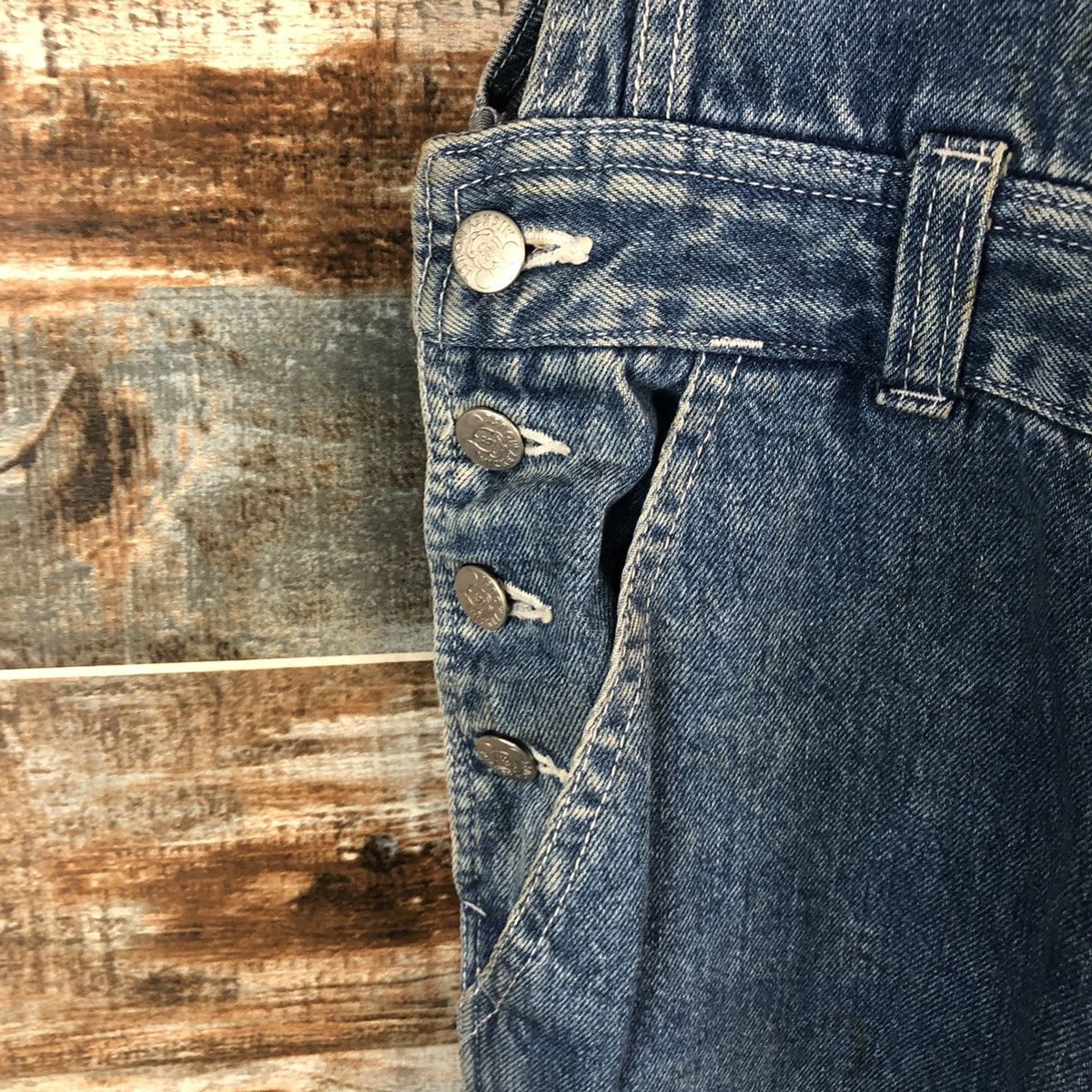 Mickey Mouse Poppins Mickey Mouse Overalls Denim #A2108 Size US 30 / EU 46 - 11 Thumbnail