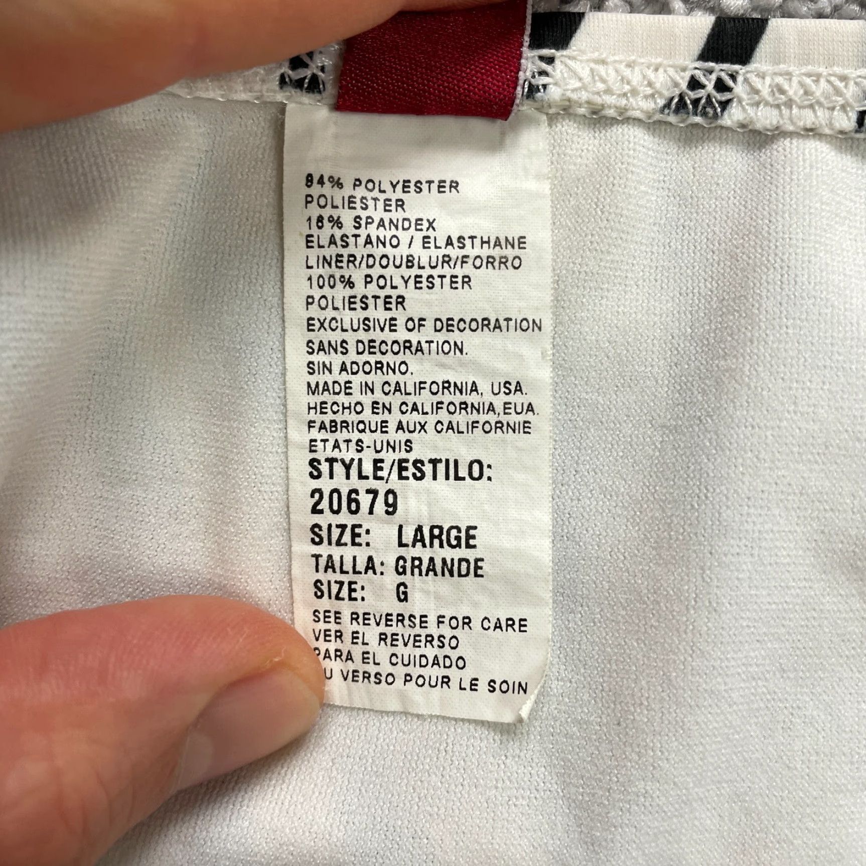 Guess GUESS USA Swimwear Bikini Bottom Women Large Multicolor Zebra Side Strap Beach Size 36" / US 14 / IT 50 - 5 Thumbnail