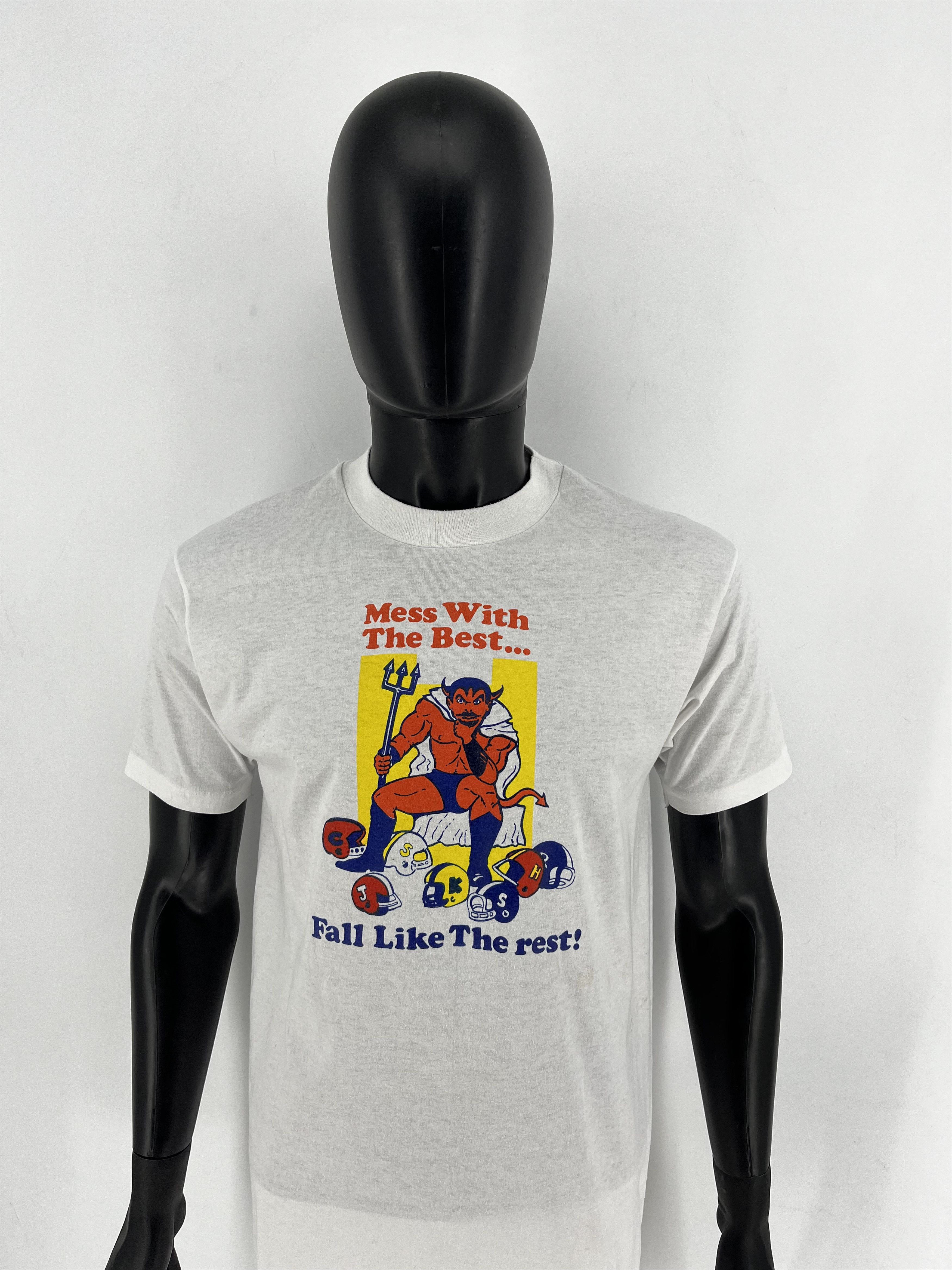 Vintage Vintage Y2K ADULT “ Mess With The Best. Fall Like The rest!“ Size US L / EU 52-54 / 3 - 5 Thumbnail
