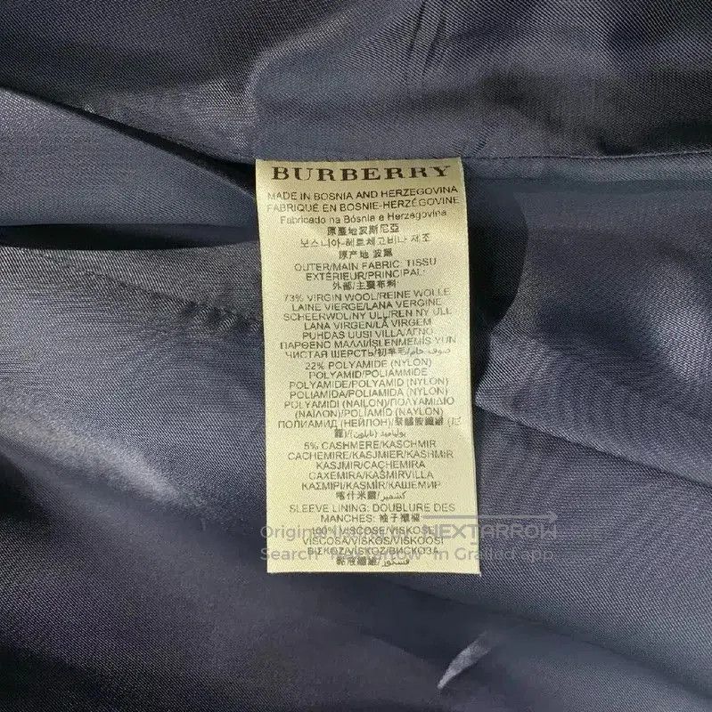 Burberry Burberry Navy Wool Women's Coat. Size XXS / US 00 / IT 34 - 4 Thumbnail