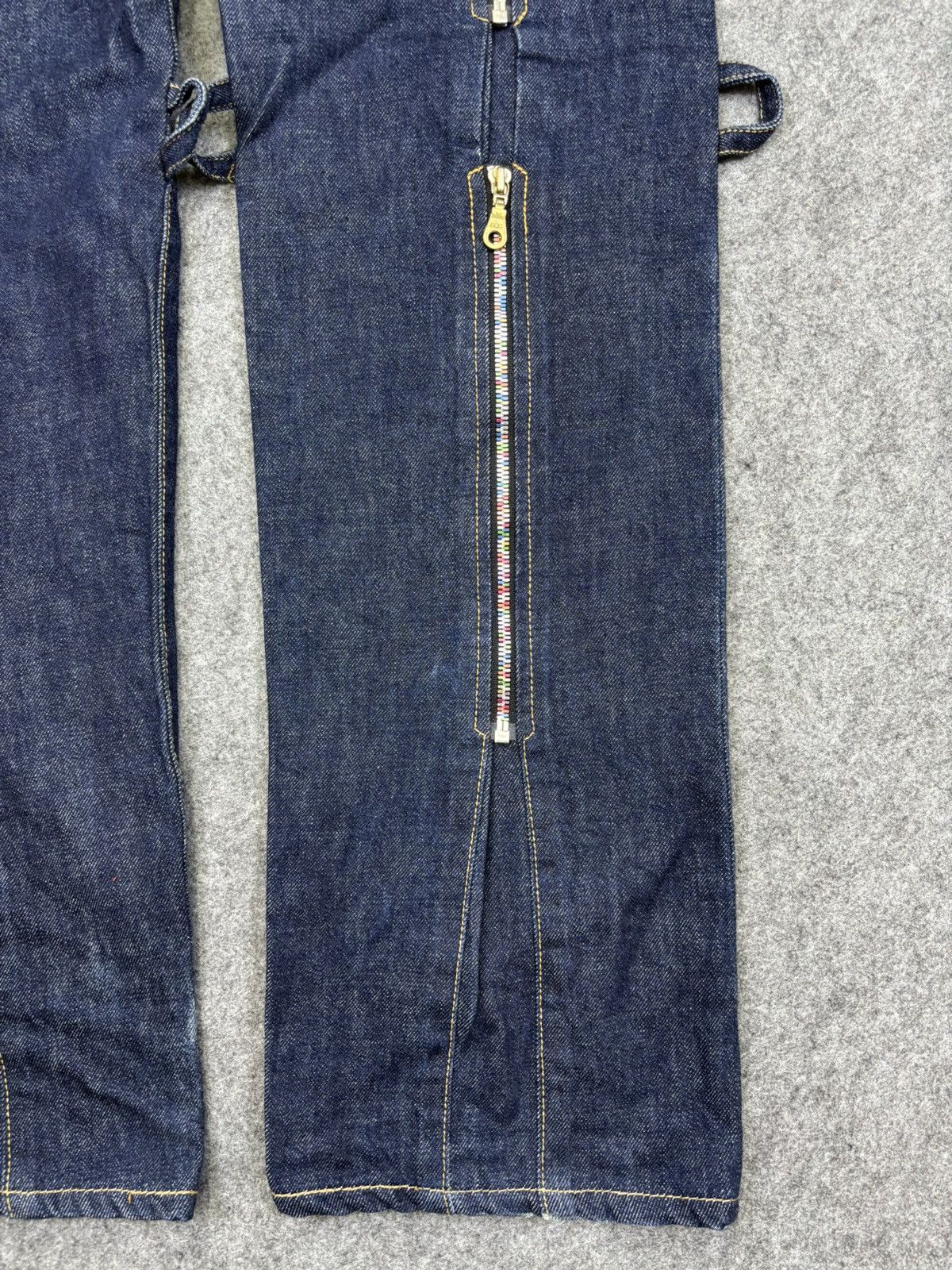 Japanese Brand 💥VERY RARE💥Lowrider Japan Selvedge Zipper Denim F698 Size US 31 - 15 Thumbnail
