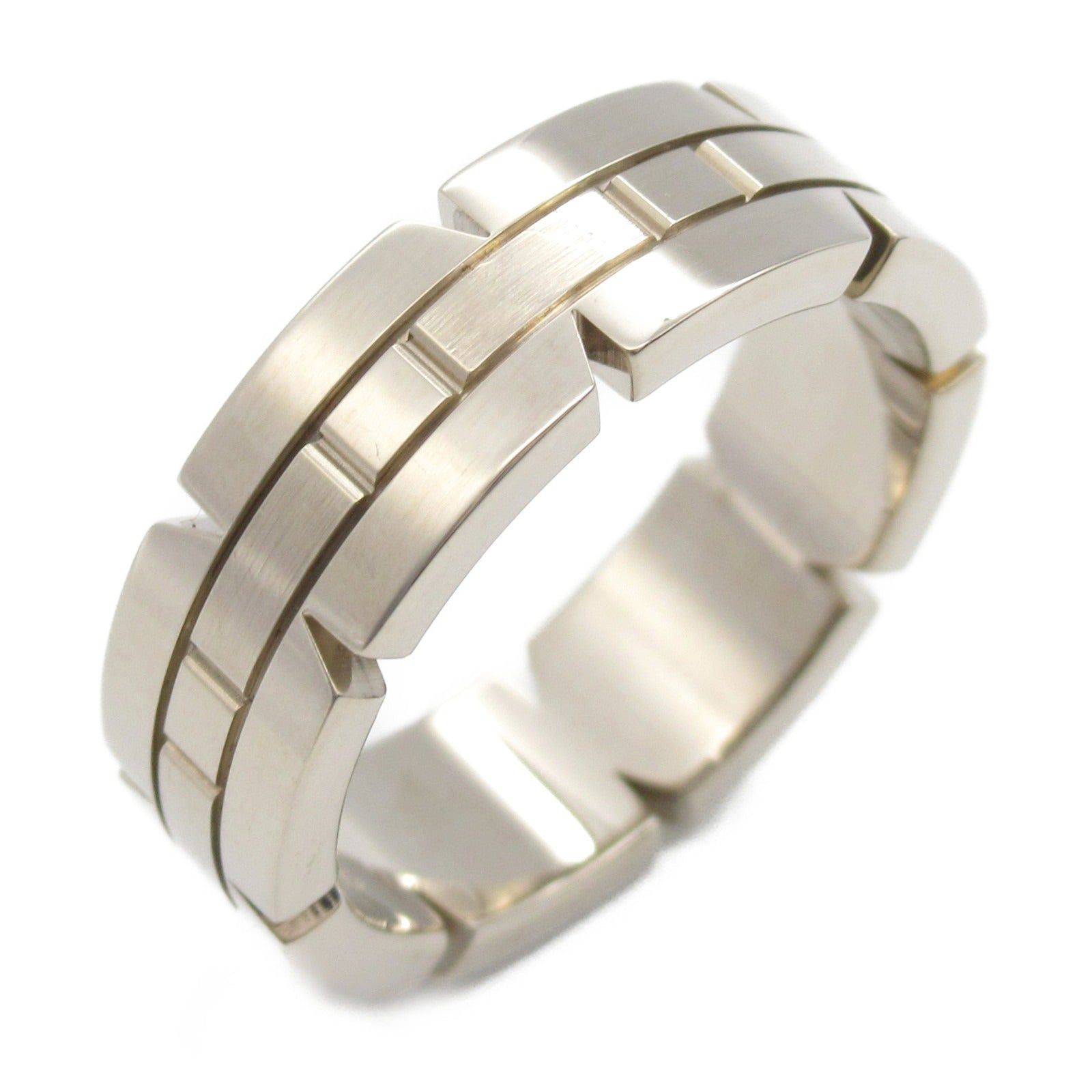 Cartier Cartier Tank Francaise Ring K18Wg (White Gold) Silver Size ONE SIZE - 1 Thumbnail