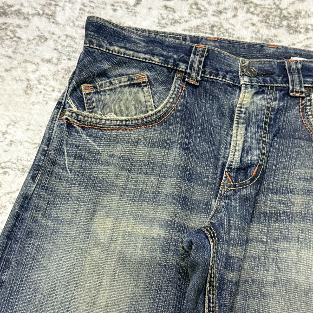 Edwin Vintage Edwin XV-S Patina Fade Wash Straight Jeans Size US 32 / EU 48 - 6 Thumbnail